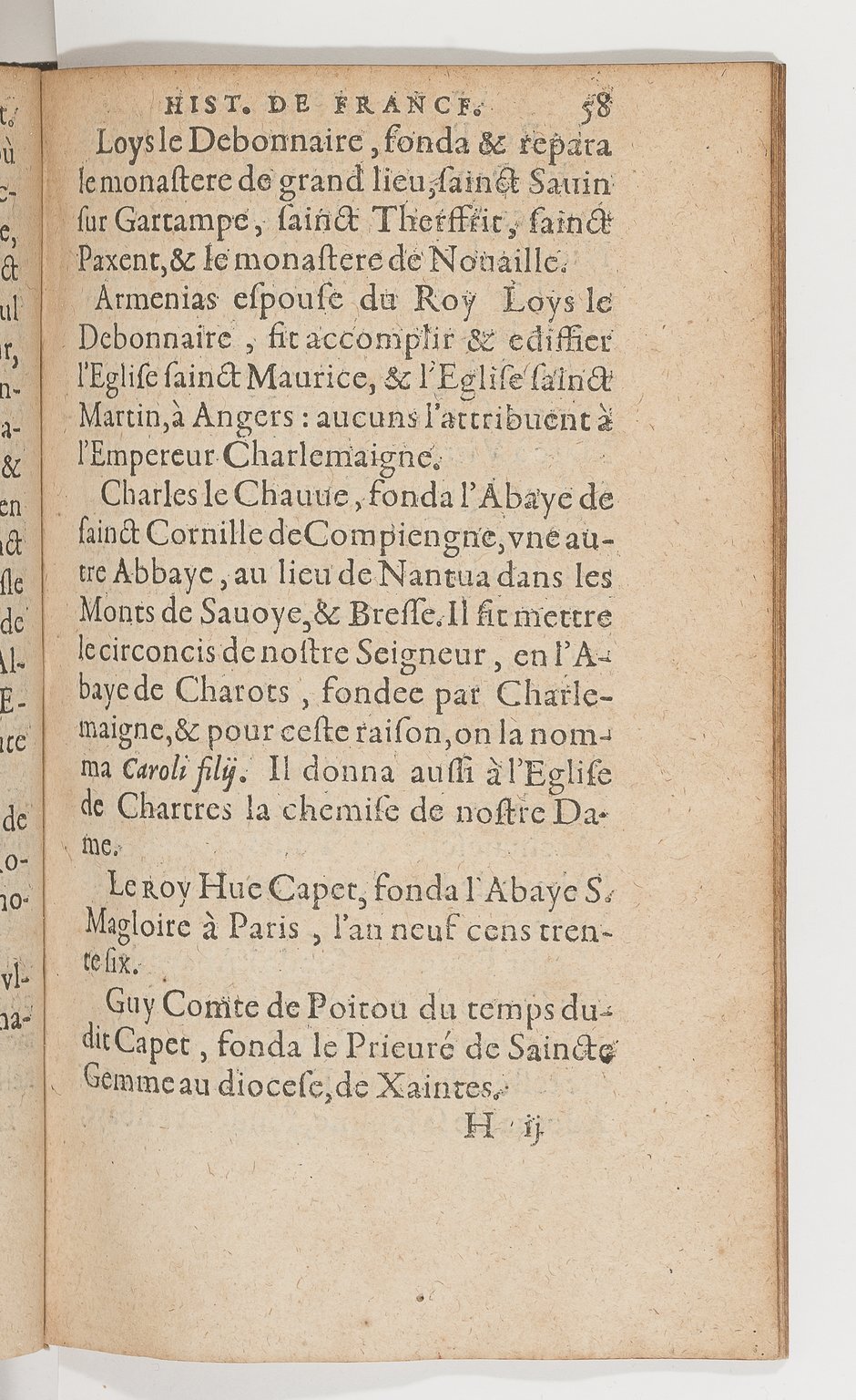 1583 - Galiot Corrozet - Trésor des histoires de France - BnF