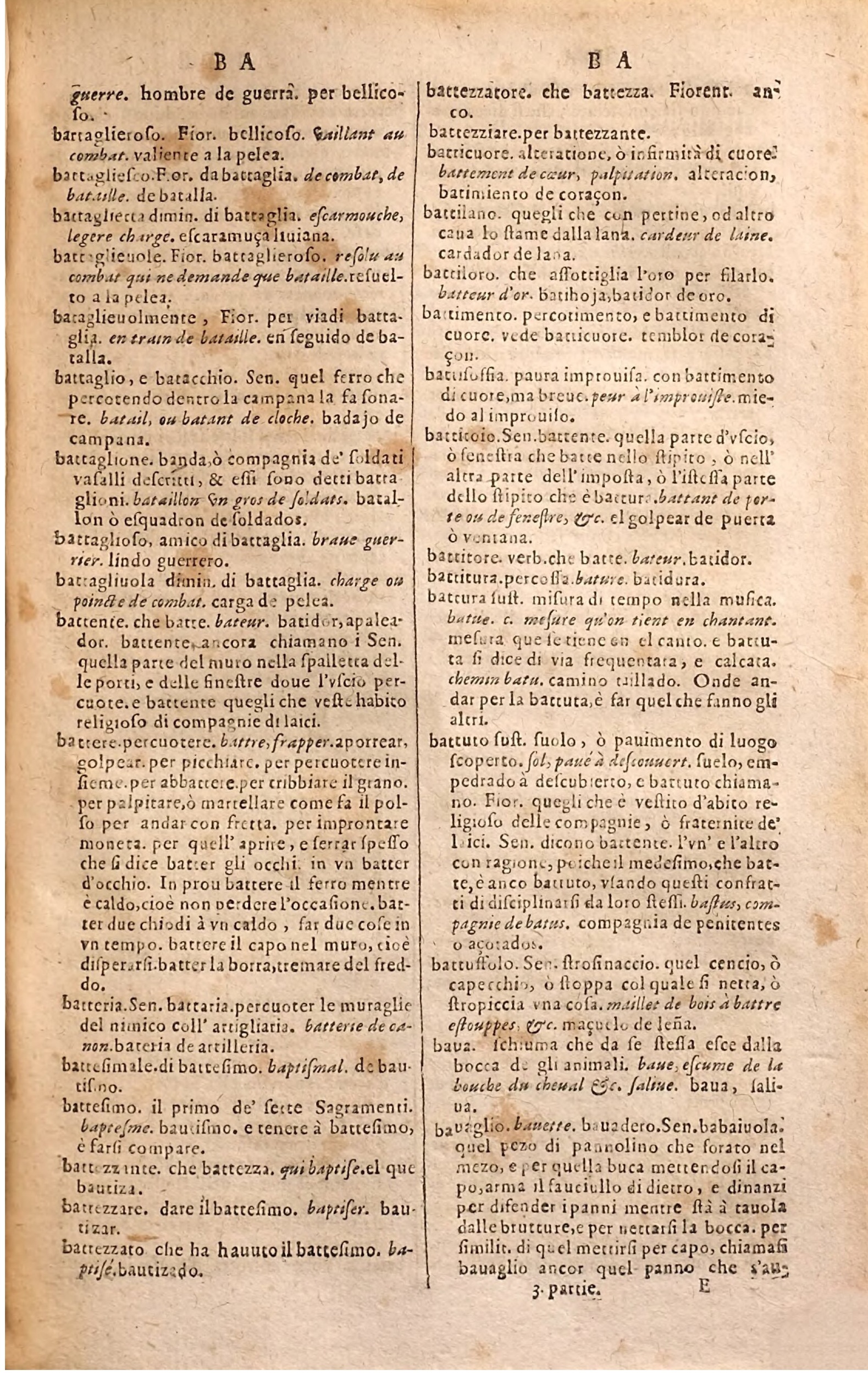 1627 - Jacques Crespin - Trésor des trois langues (Troisième partie) - Regensburg