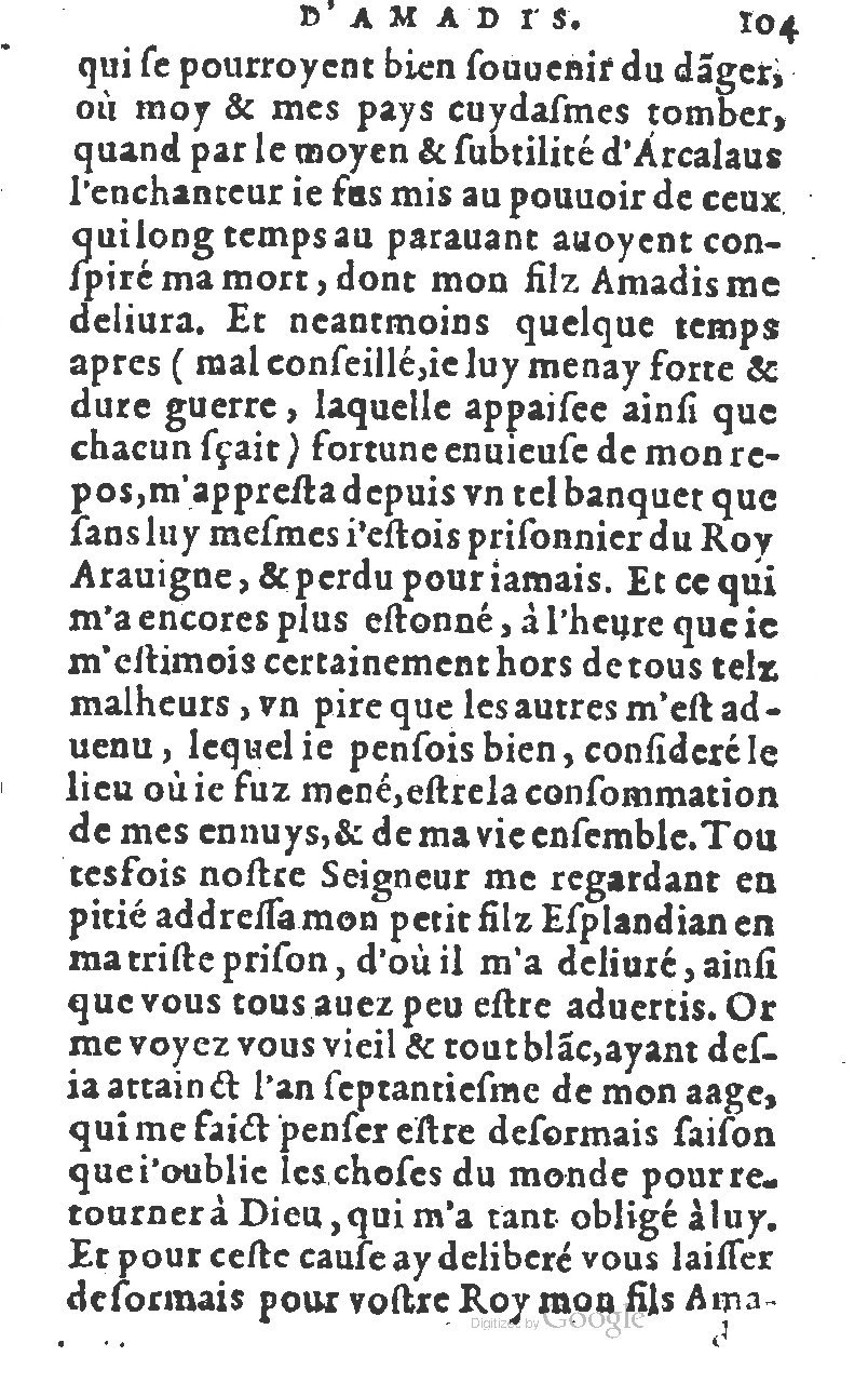 1582 - Jean Huguetan - Trésor des Amadis T. 1 - BM Lyon 1582 - Jean Huguetan - Trésor des Amadis T. 1 - BM Lyon