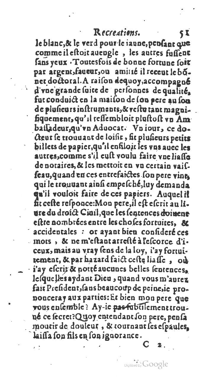 1611 - Jean Osmont - Trésor des récréations - BSB Munich