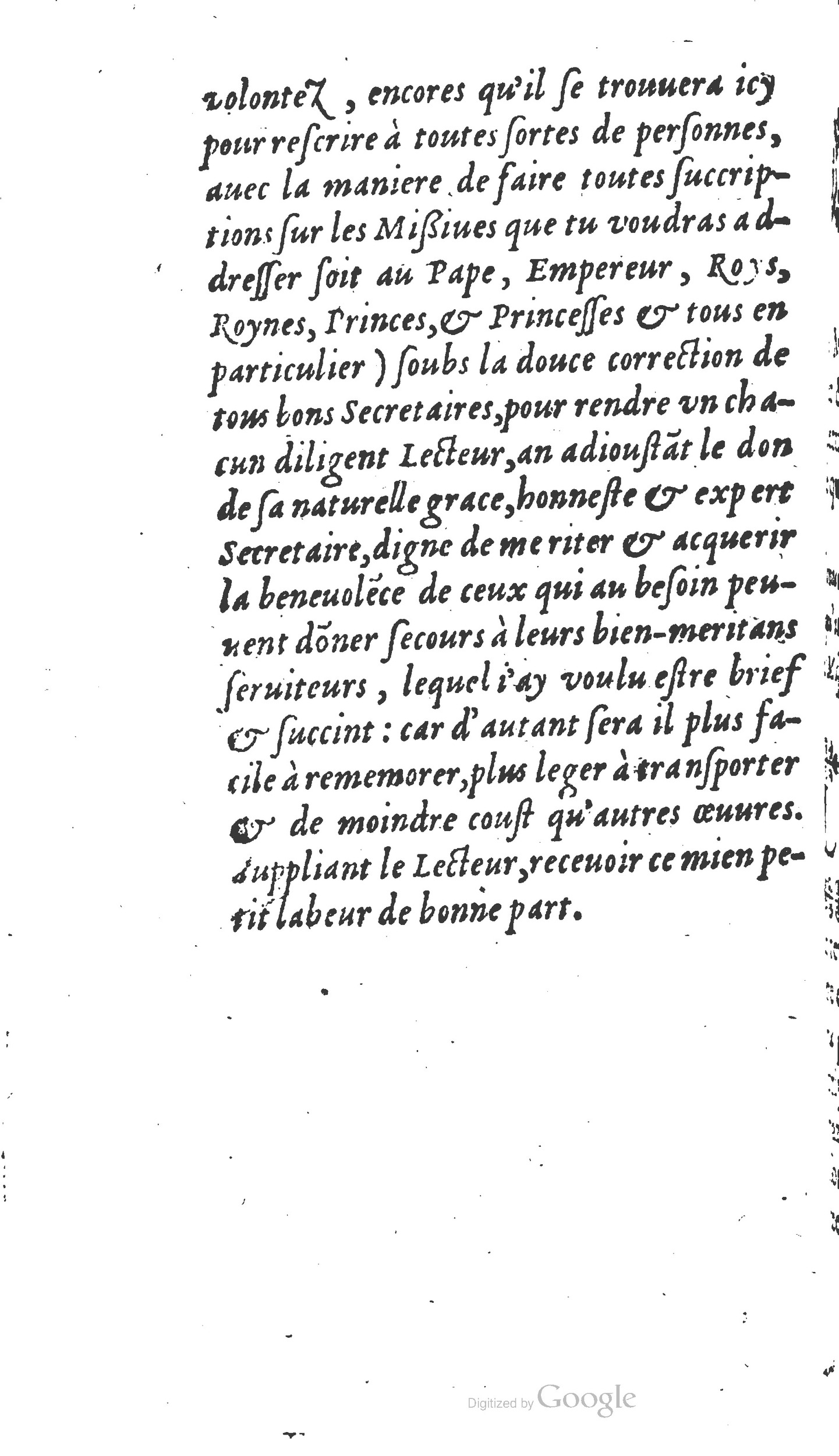 1598 - Sébastien Molin - Trésor des secrétaires - British Library
