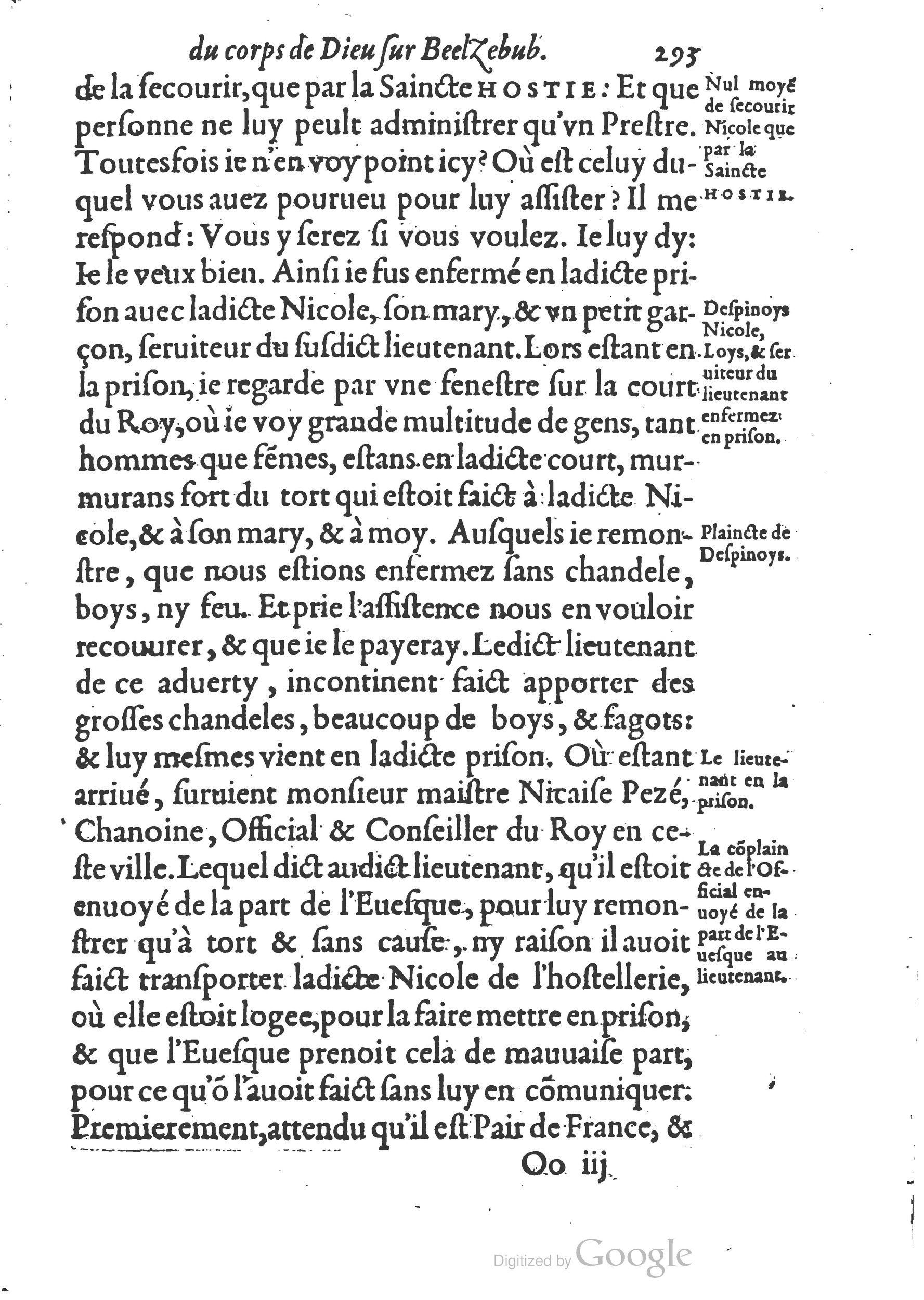 1578 - Nicolas Chesneau - Trésor et entière histoire de la triomphante victoire du corps de Dieu sur l’esprit malin - British Library 1578 - Nicolas Chesneau - Trésor et entière histoire de la triomphante victoire du corps de Dieu sur l’esprit malin - British Library