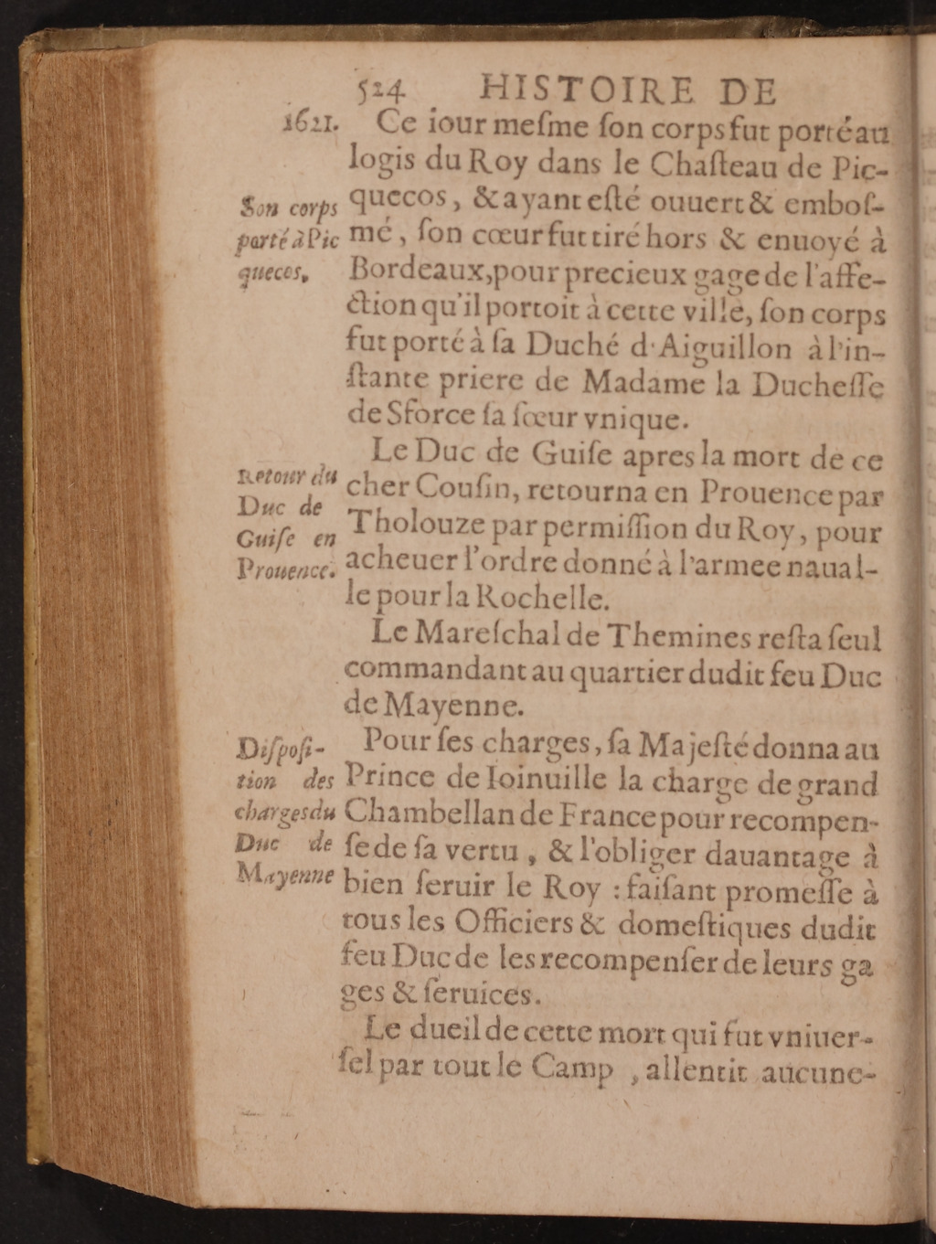 1626 - Joseph Bouillerot - Trésor de l’histoire générale de notre temps - BnF Arsenal