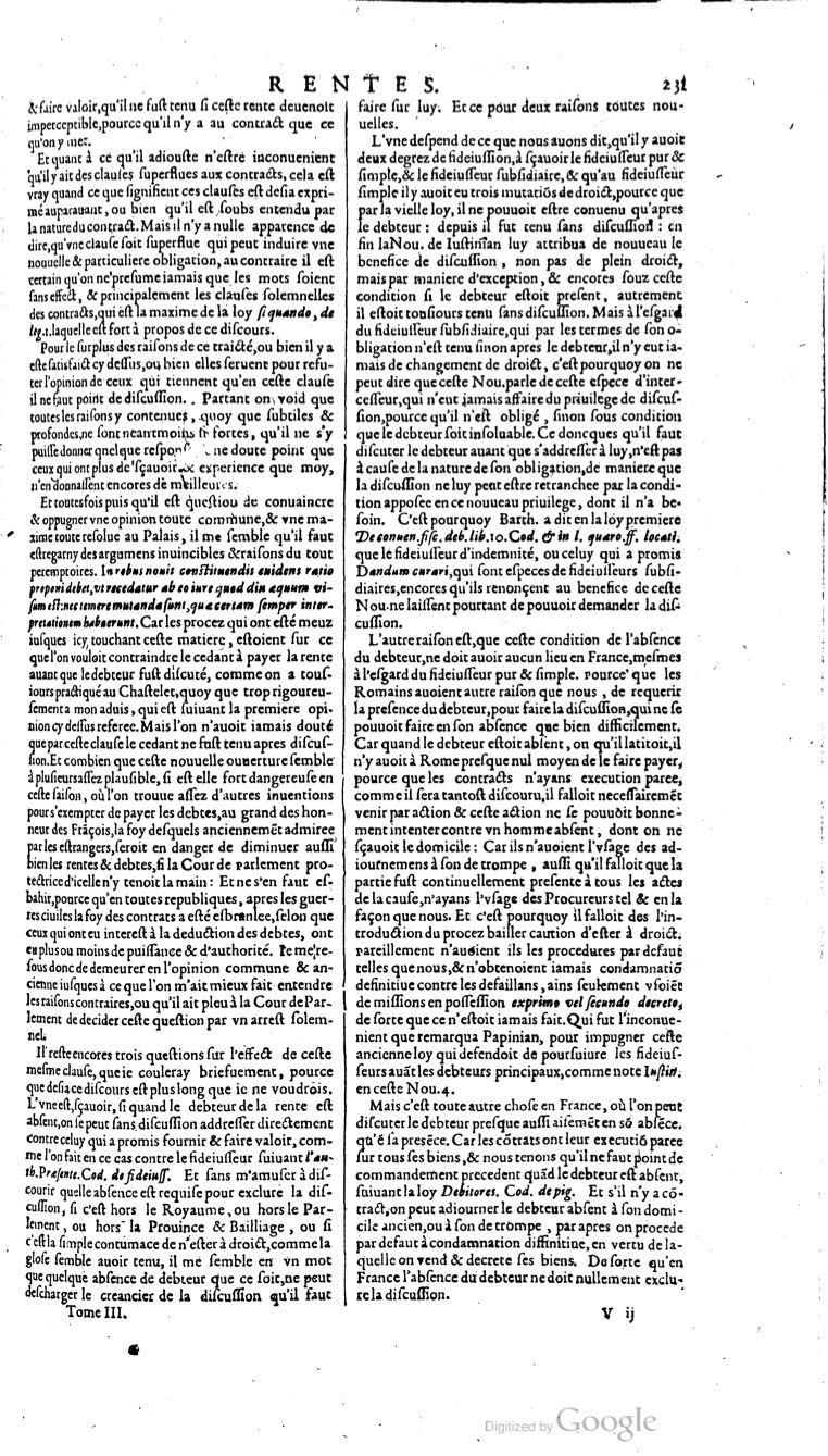 1629 - Veuve Nicolas Buon - Trésor du droit français (21754 T. 3) - BM Lyon