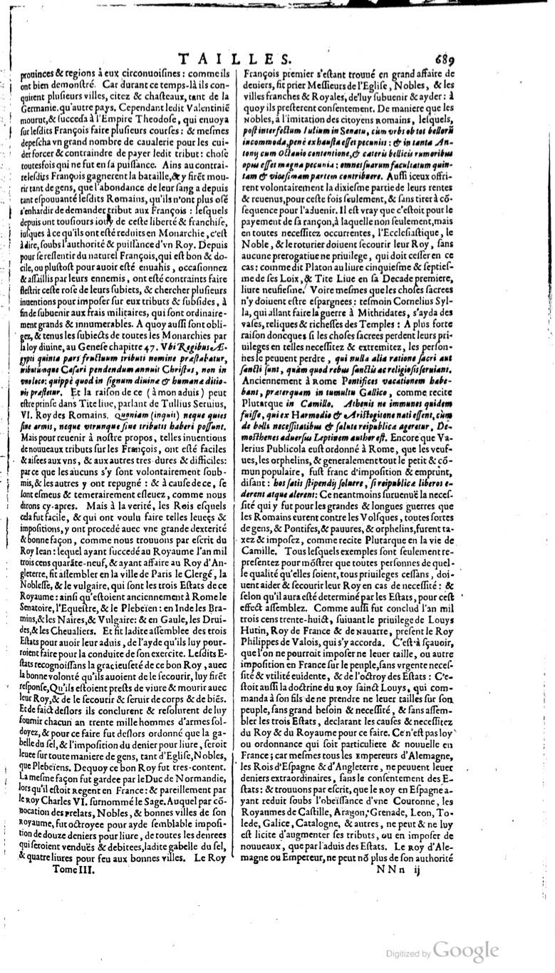 1629 - Veuve Nicolas Buon - Trésor du droit français (21754 T. 3) - BM Lyon