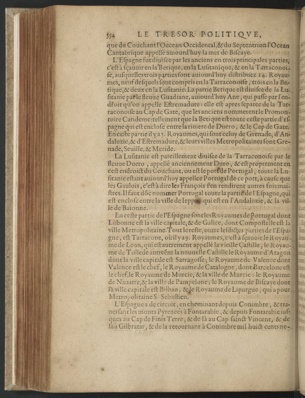 1608 - Nicolas Du Fossé - Trésor politique - BnF Tolbiac