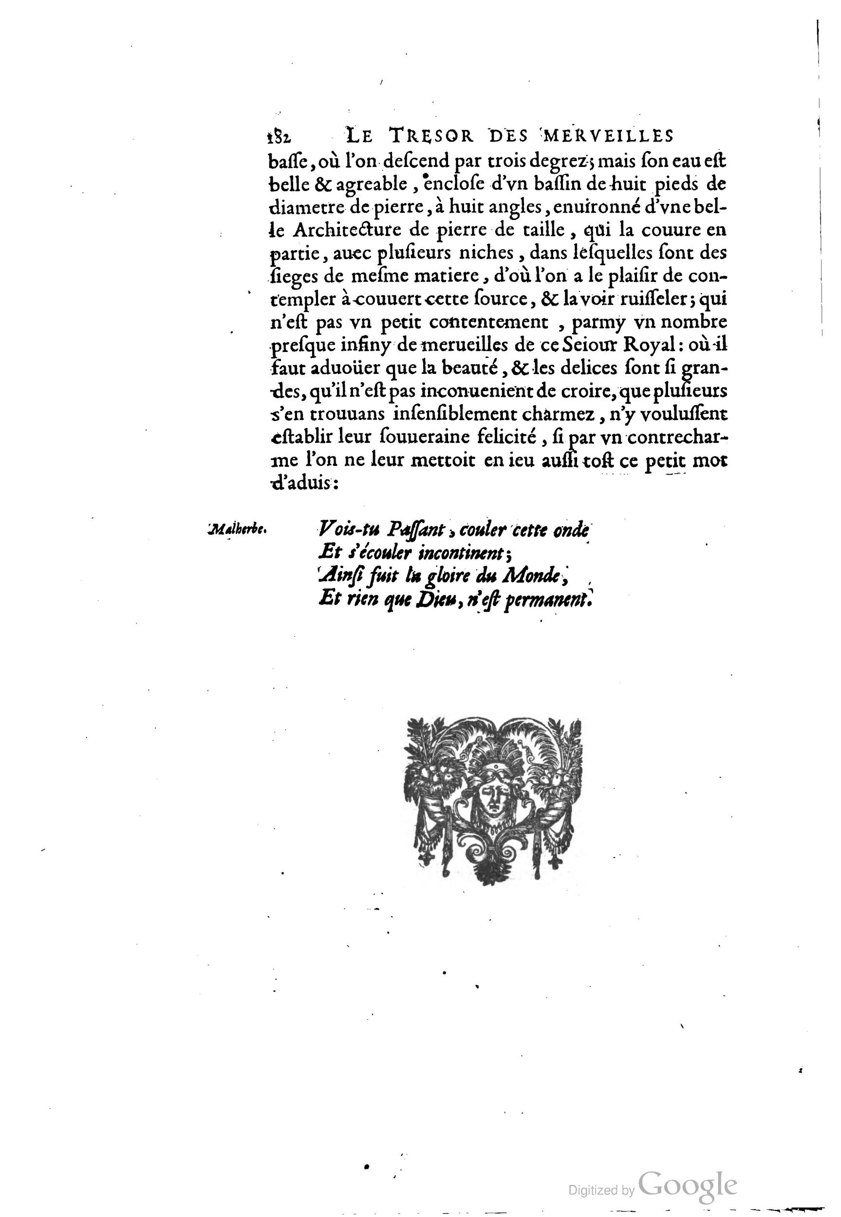 1642 - Sébastien Cramoisy - Trésor des merveilles de la maison royale de Fontainebleau - BM Lyon 1642 - Sébastien Cramoisy - Trésor des merveilles de la maison royale de Fontainebleau - BM Lyon