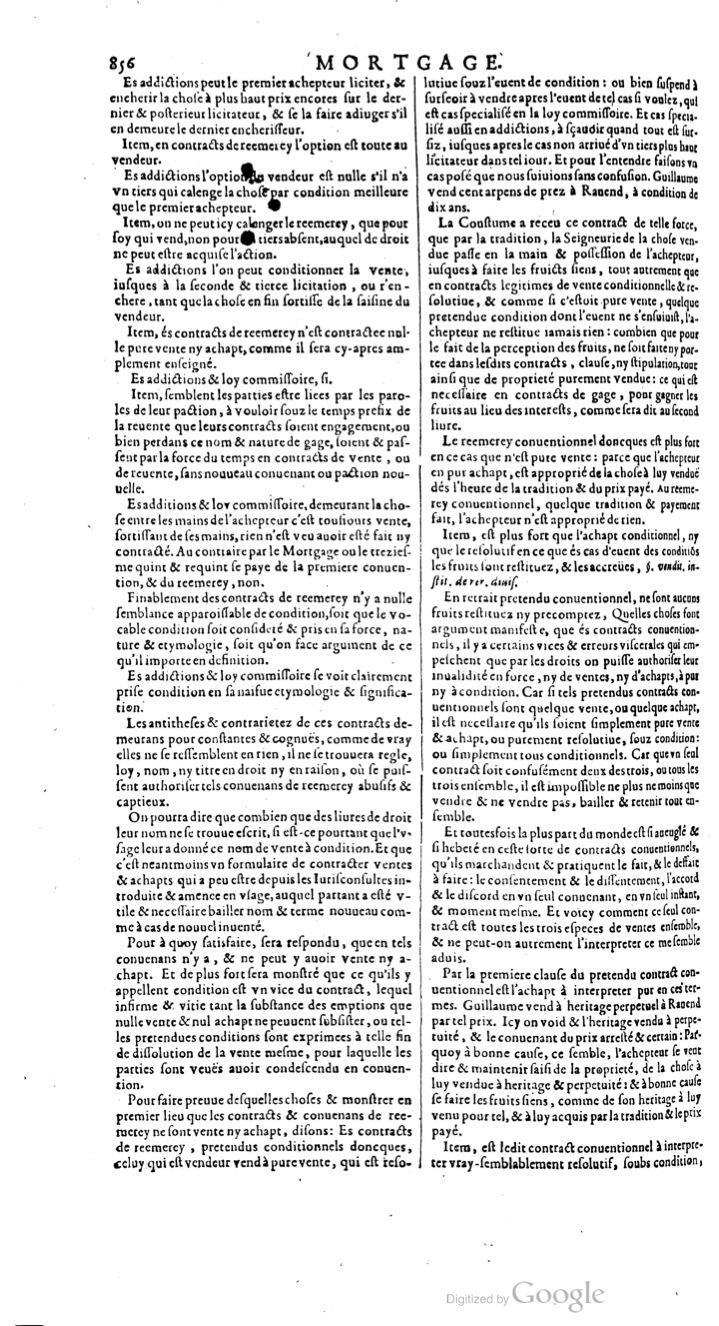 1629 - Veuve Nicolas Buon - Trésor du droit français (29620 T. 2) - BM Lyon