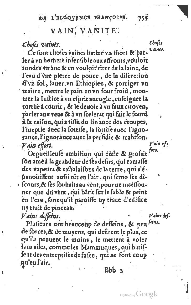 1610 - Louis Coste - Trésor de l’éloquence française (Seconde partie) - BM Lyon