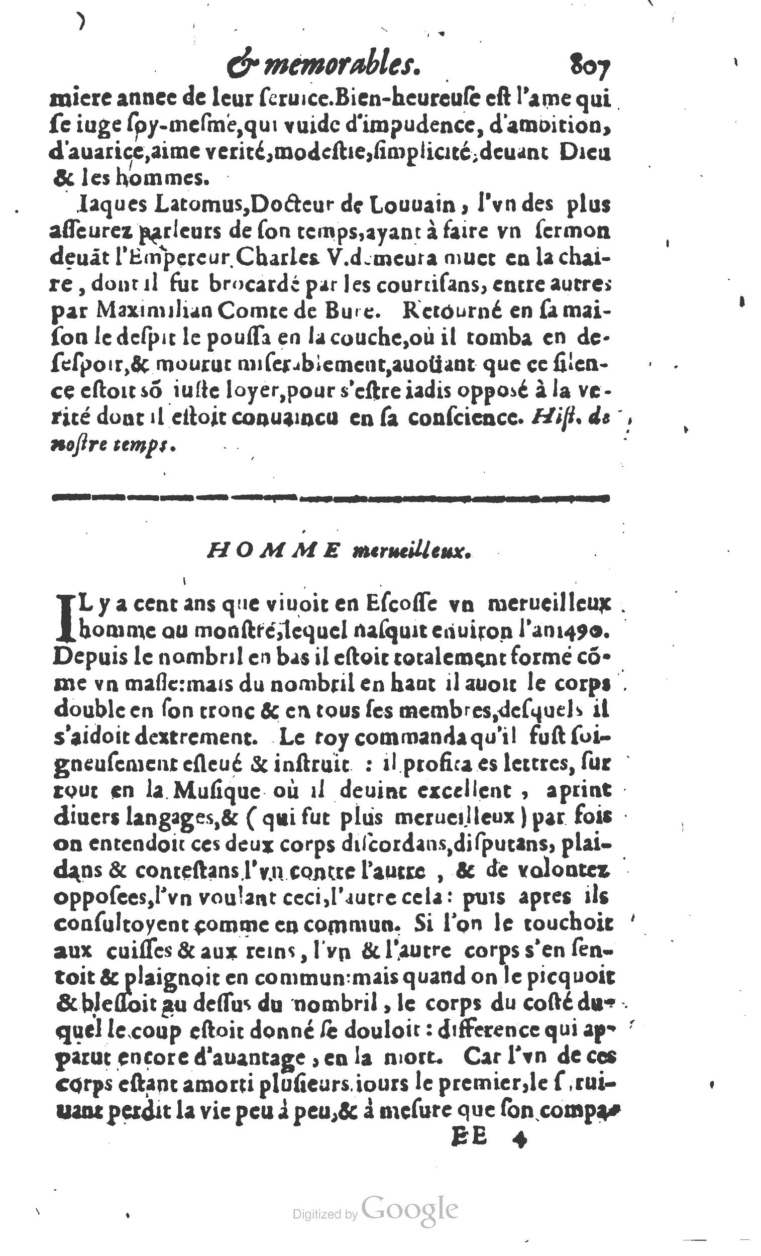 1610 - Paul Marceau - Trésor d’histoires admirables et mémorables - Princeton