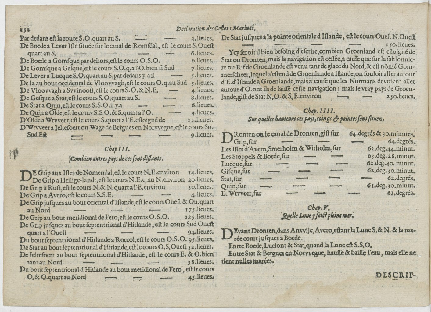 1601 - Bonaventure d’Aseville - Trésorerie ou cabinet de route marinesque - BnF