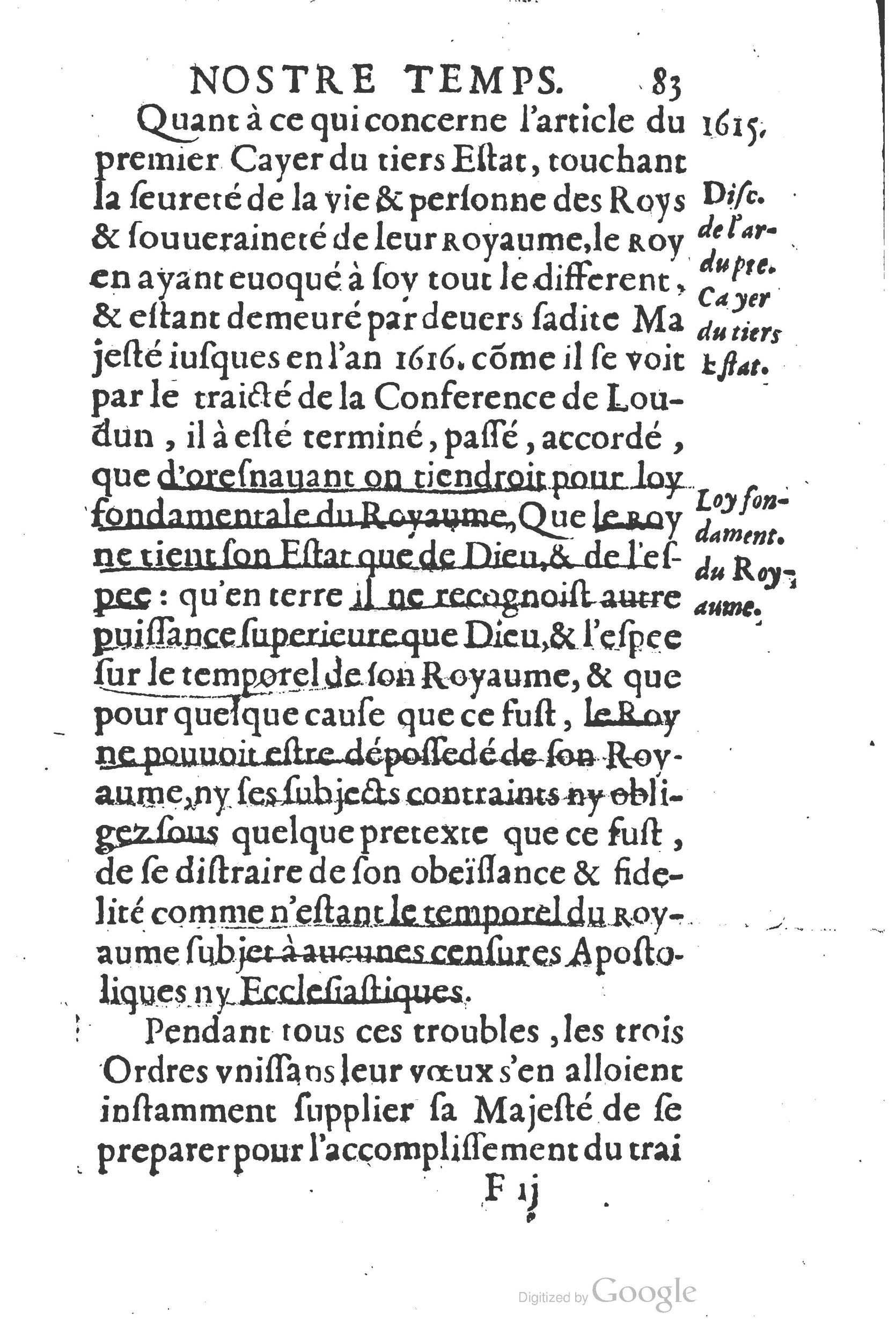 1626 - Joseph Bouillerot - Trésor de l’histoire générale de notre temps - BSB Munich