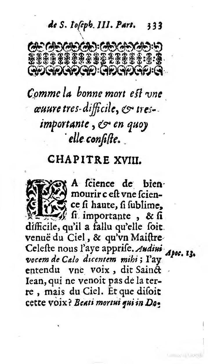 1646 - Jean Piot - Trésor inestimable de Saint-Joseph - BNC Rome