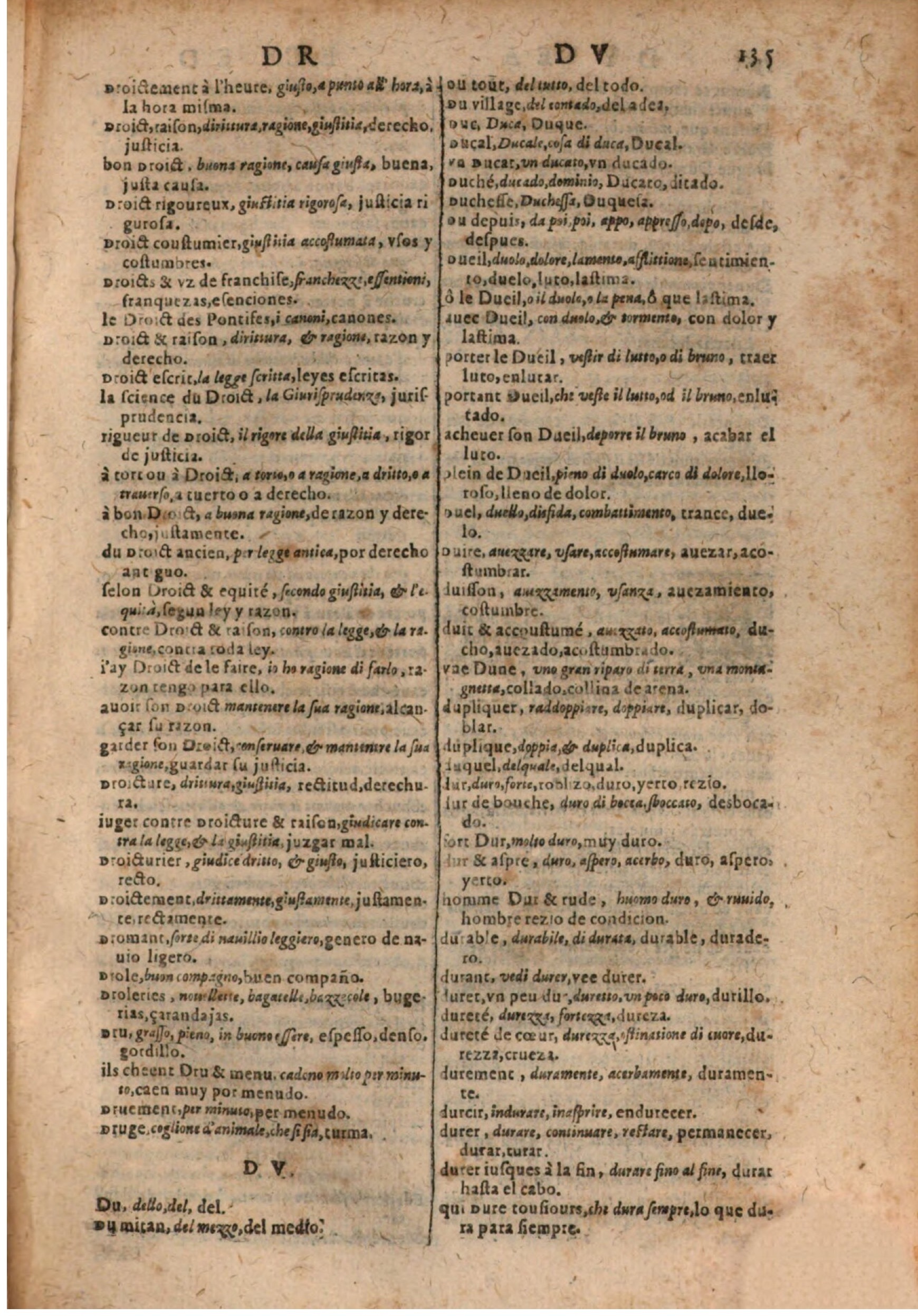 1637 - Jacques Crespin - Trésor des trois langues (Trois parties) - BSB Munich