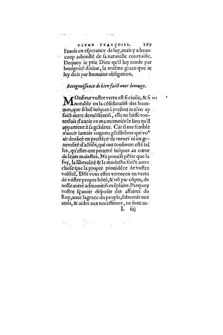 1572 - Nicolas Du Chemin - Finances et Trésor de la plume française - BM Lyon