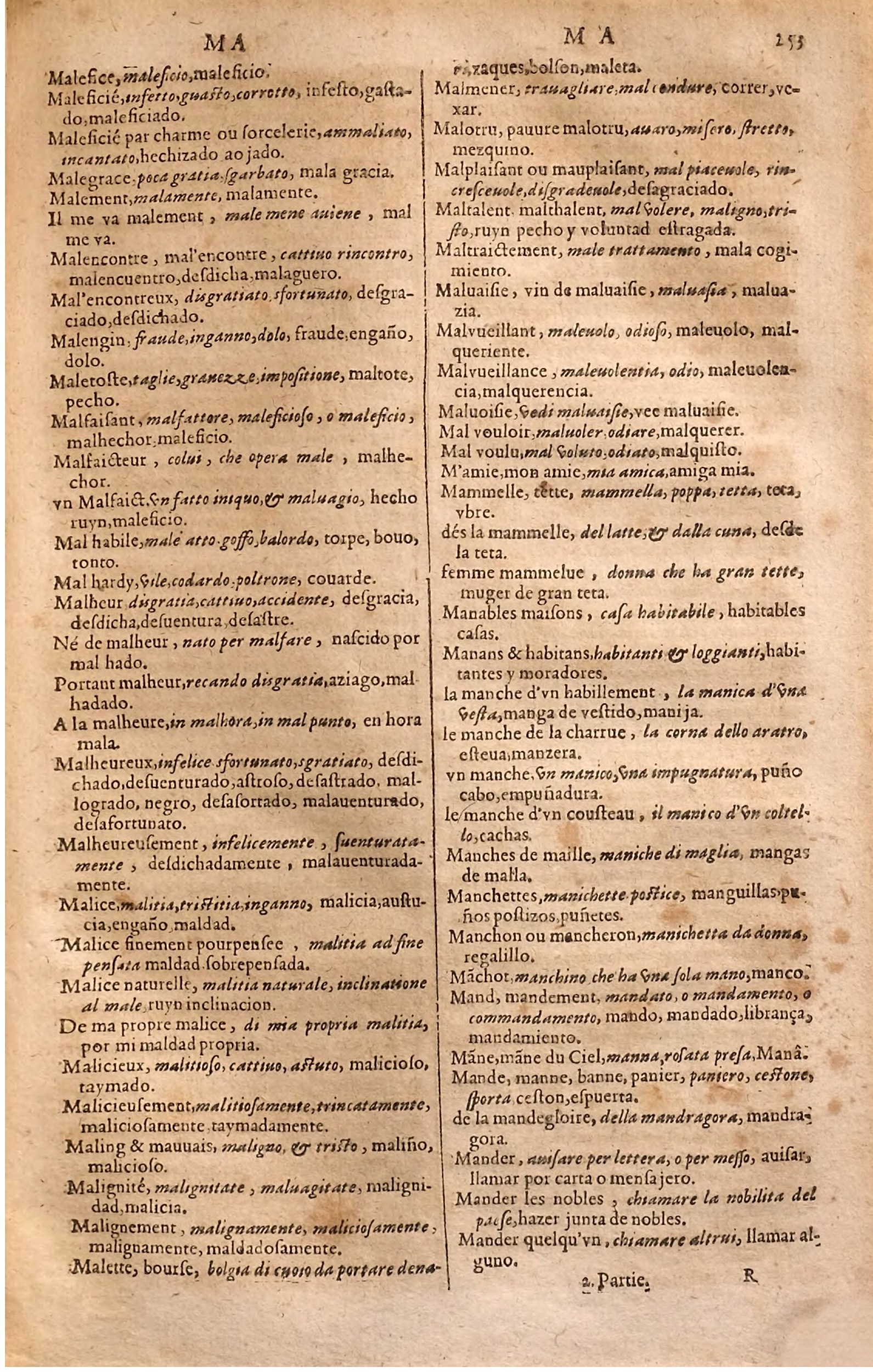 1627 - Jacques Crespin - Trésor des trois langues (Seconde partie) - Regensburg