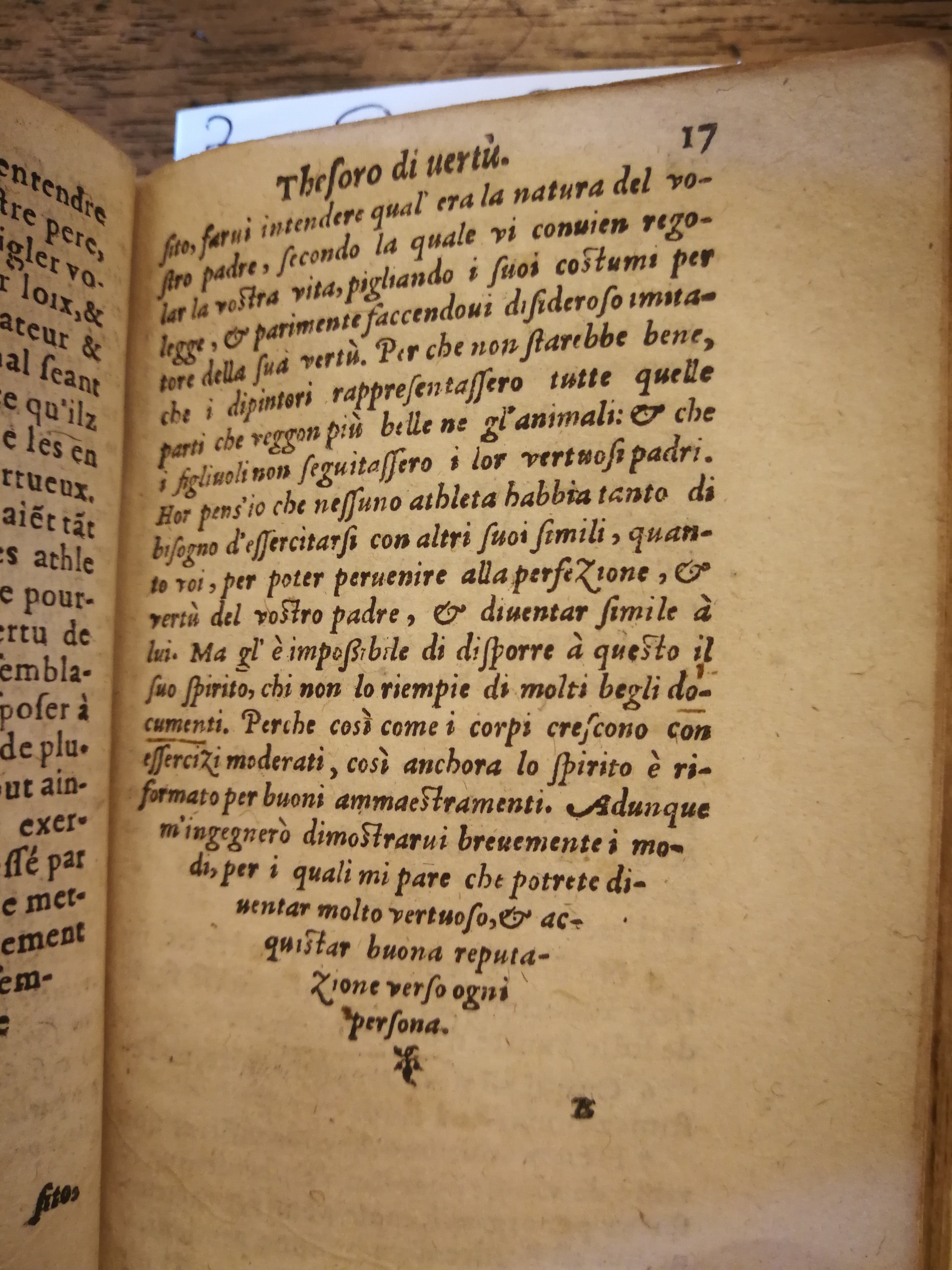 1576 - Benoît Rigaud - Trésor de vertu - BNC Florence