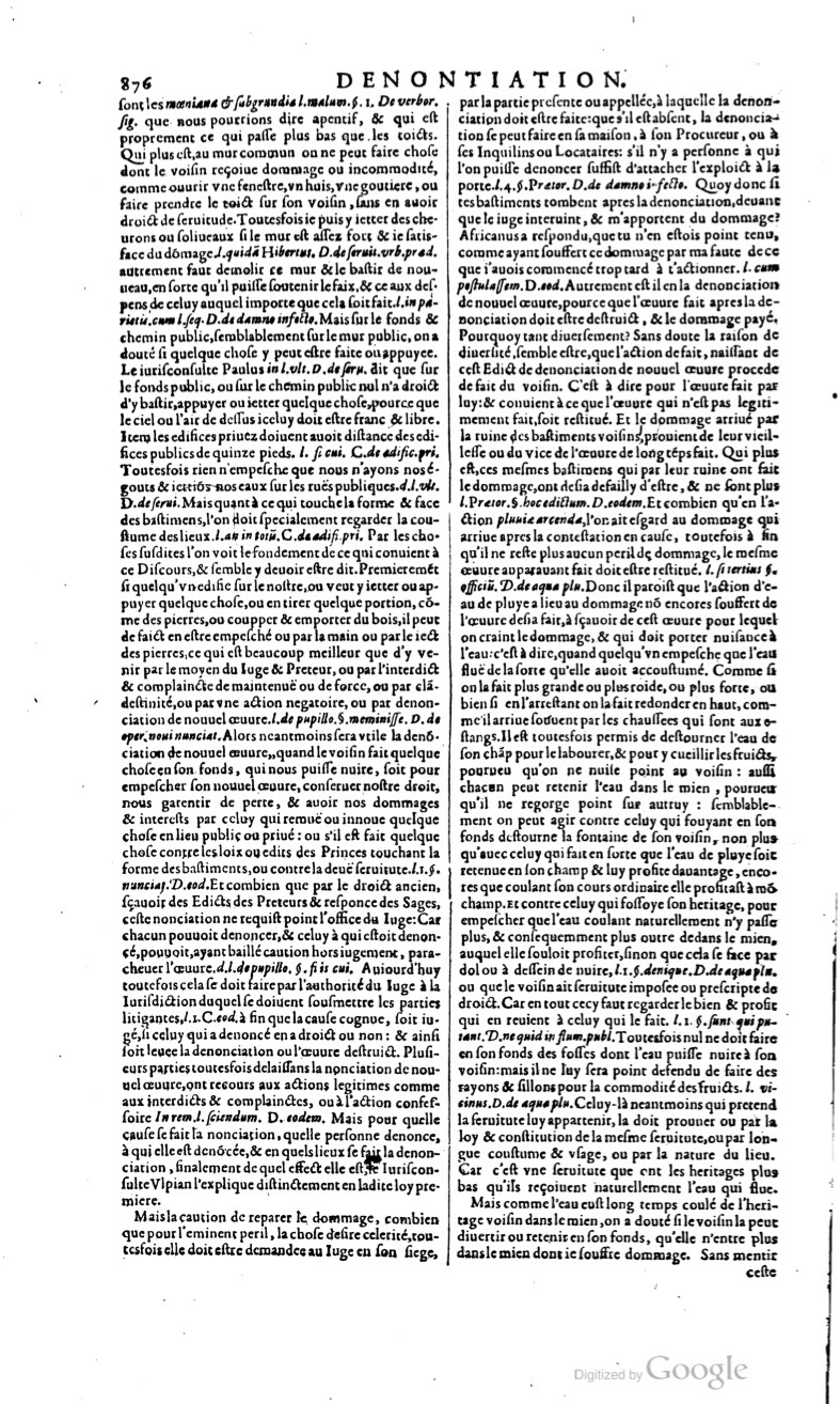 1629 - Veuve Nicolas Buon - Trésor du droit français (29620 T. 1) - BM Lyon 1629 - Veuve Nicolas Buon - Trésor du droit français (29620 T. 1) - BM Lyon