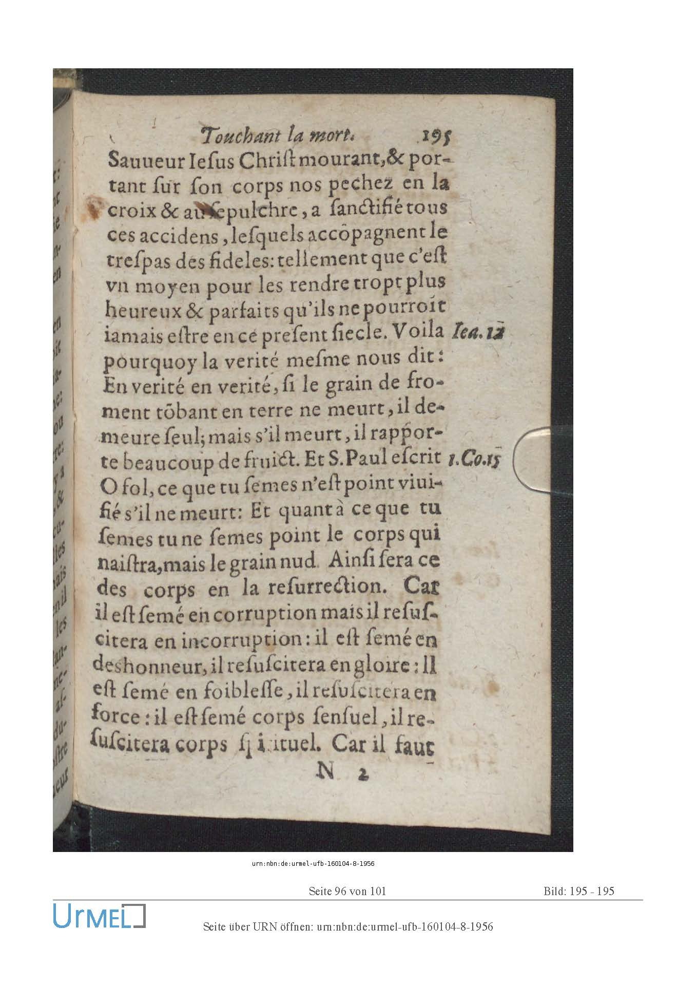 1614 - Jacques Flamand - Trésor spirituel qui contient des consolations - Universität Erfurt 1614 - Jacques Flamand - Trésor spirituel qui contient des consolations - Universität Erfurt