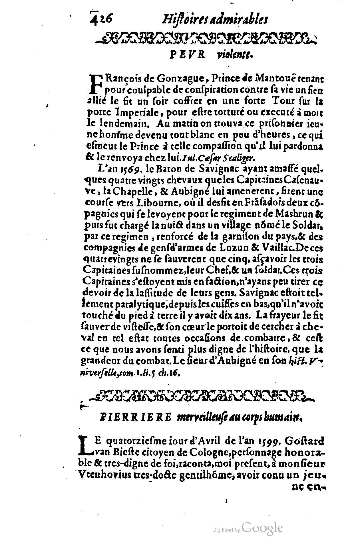 1628 - Jacques Crespin - Trésor d’histoires admirables et mémorables - BSB Munich