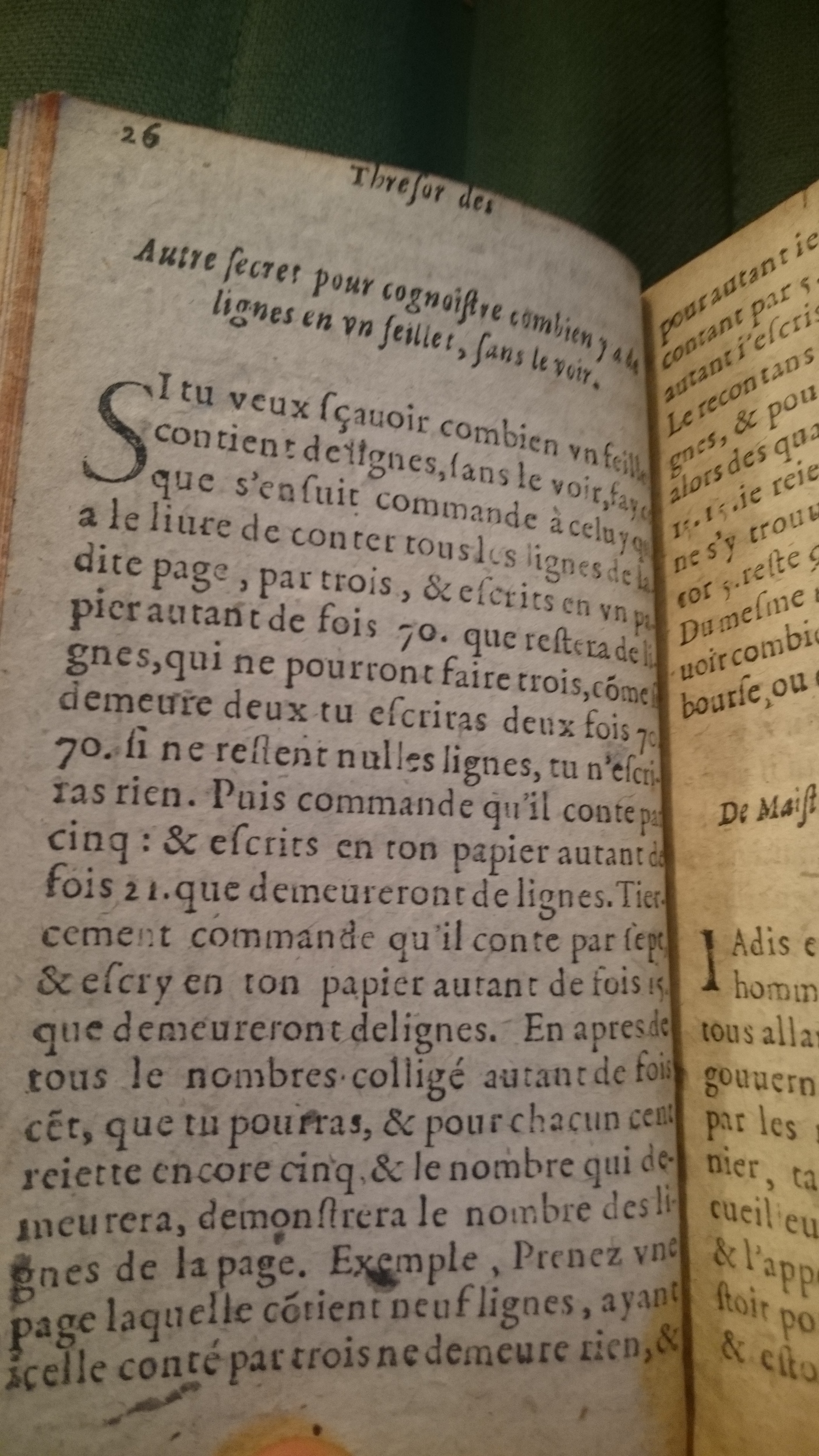 1637 - David Ferrand - Trésor des récréations - BnF Arsenal