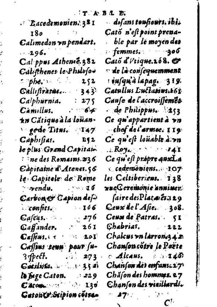 1611 - Pierre Rigaud - Trésor des vies de Plutarque - BM Lyon