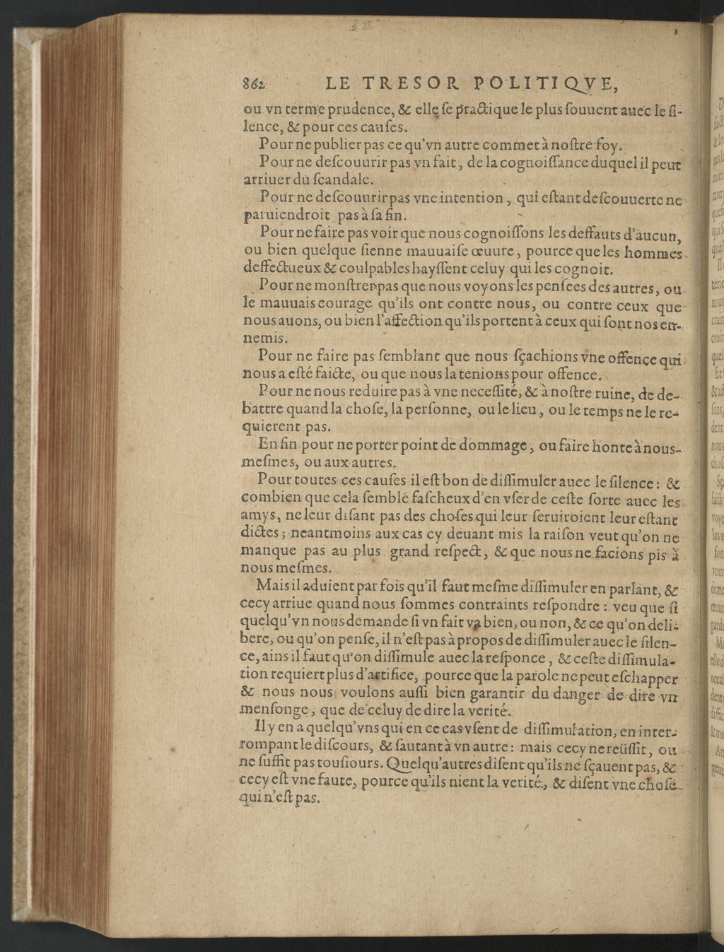 1608 - Nicolas Du Fossé - Trésor politique - BnF Tolbiac