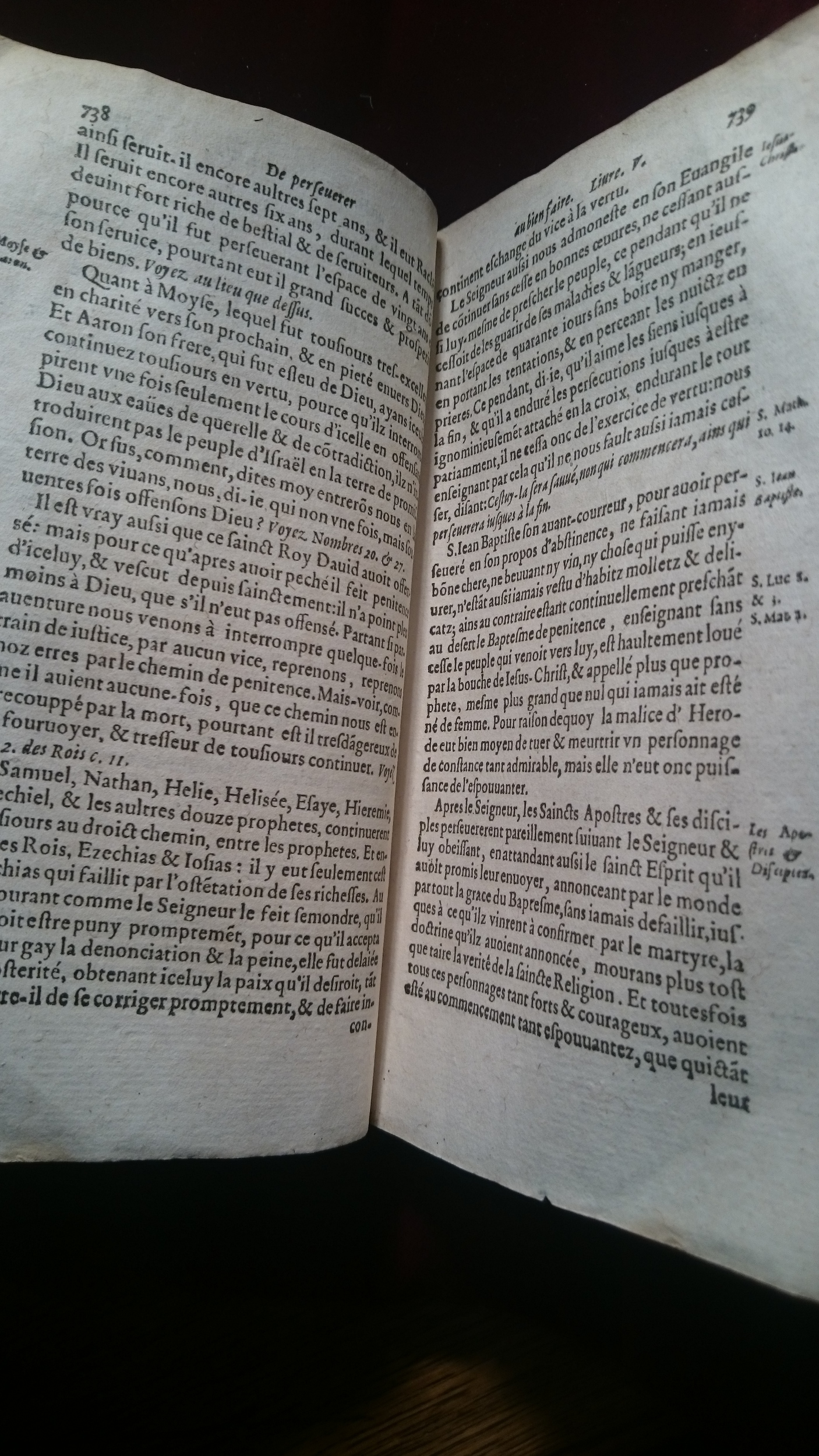 1596 - Jean Bogart - Trésor des faits et dits mémorables des hommes saints et illustres - BM Amiens