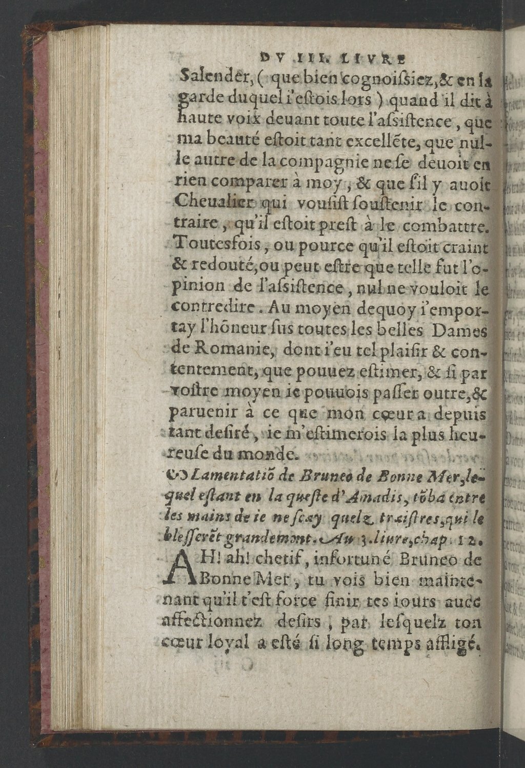 1564 - Vincent Norment et Jeanne Bruneau - Trésor des Amadis - BnF