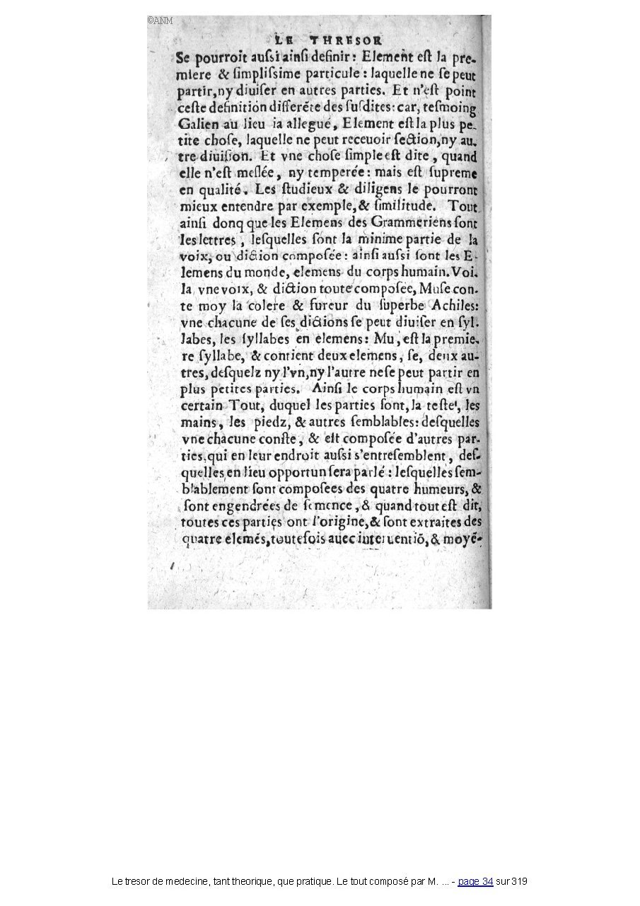 1560 - Pierre et Jan Moine - Trésor de médecine - Université Paris Cité