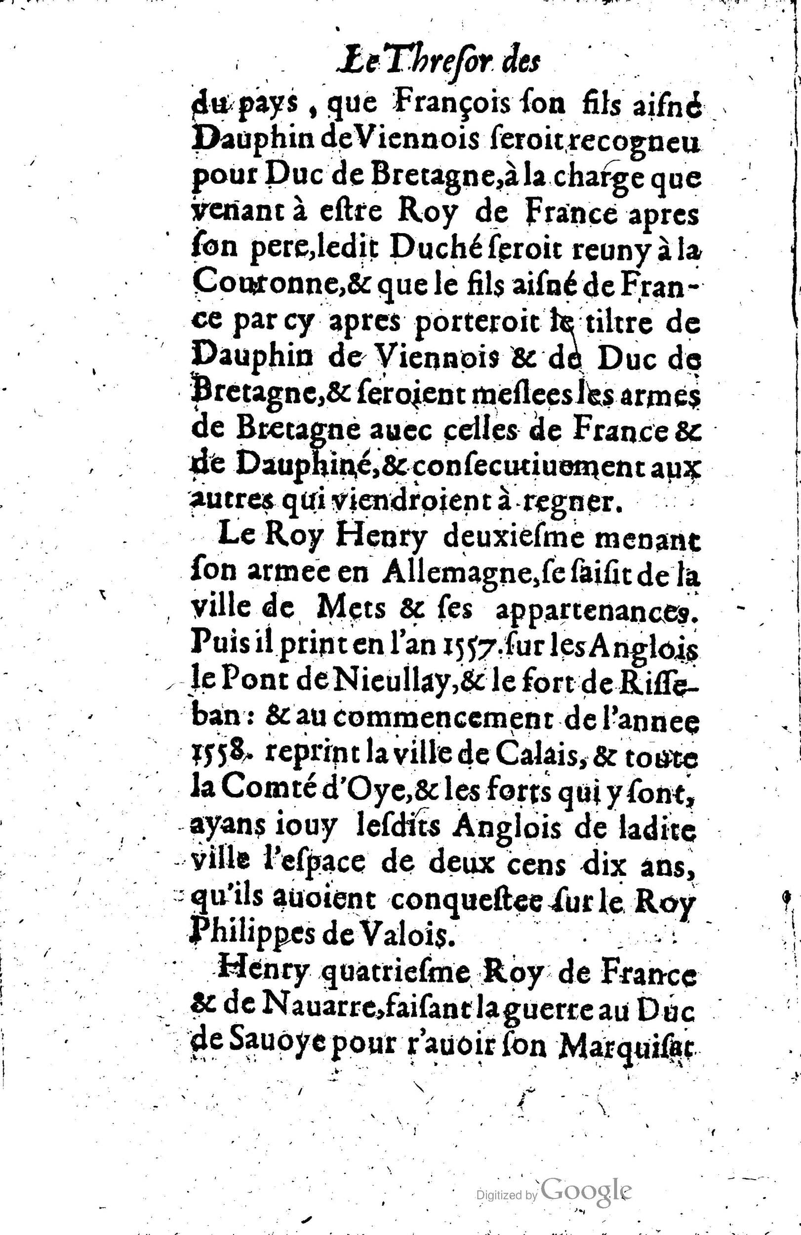 1619 - Jean Corrozet - Trésor des histoires de France - Anvers Musée Plantin-Moretus