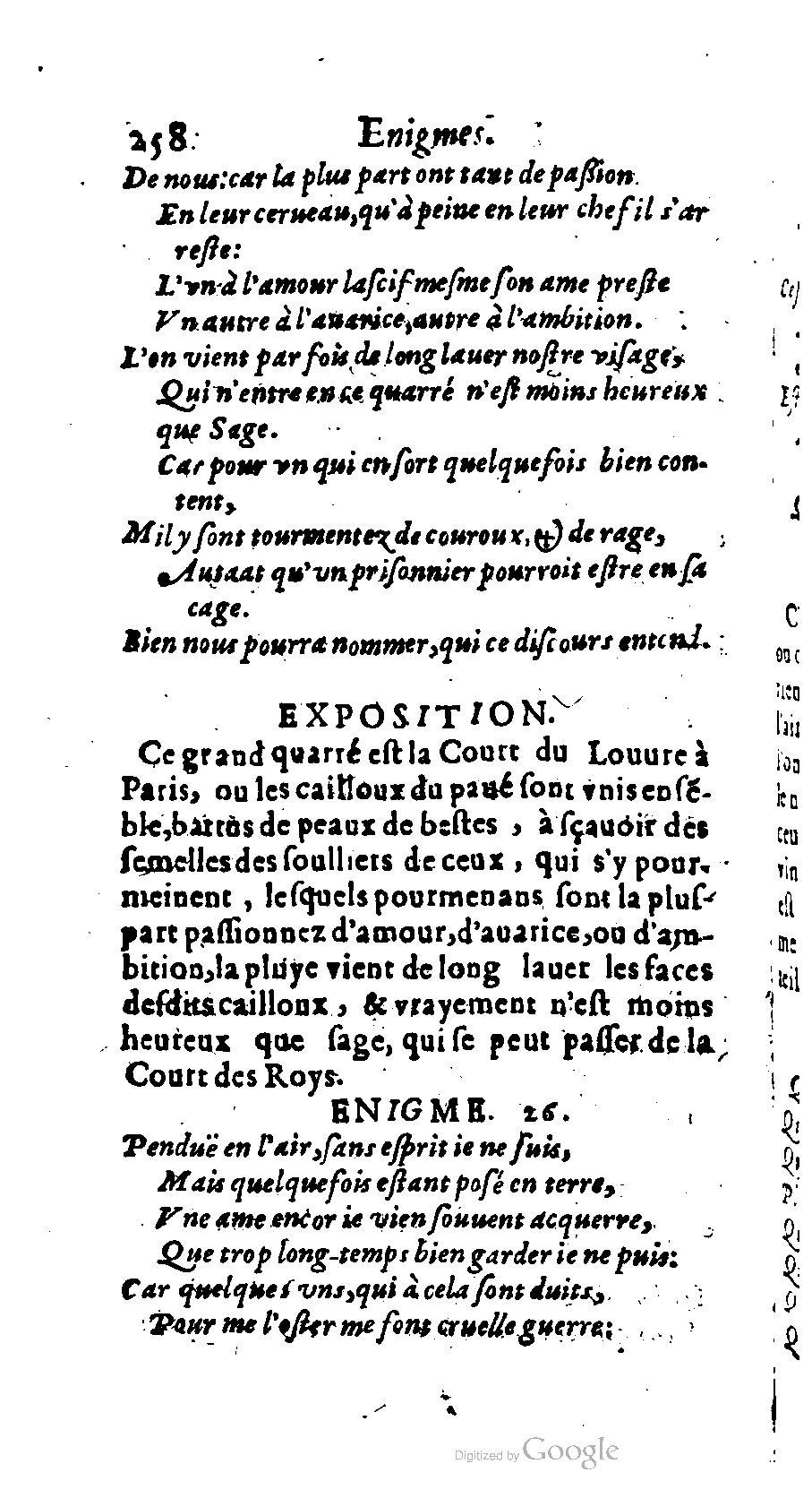 1611 - Romain de Beauvais - Trésor des récréations - BM Lyon