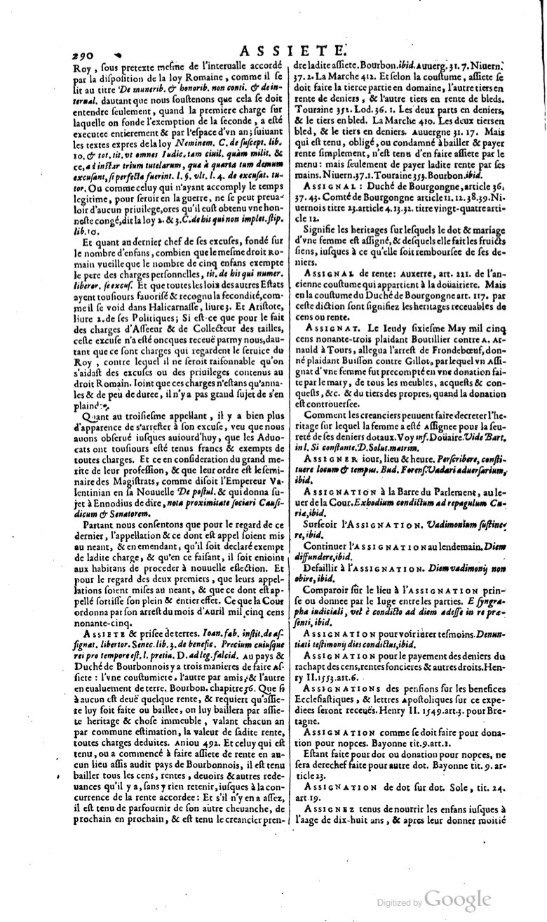 1629 - Veuve Nicolas Buon - Trésor du droit français (29620 T. 1) - BM Lyon