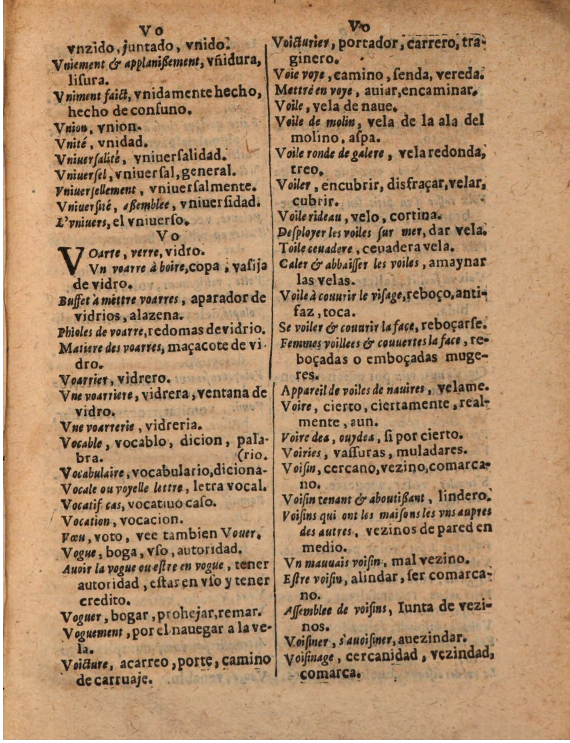 1624 - Hubert Antoine - Trésor des deux langues espagnole et française (Seconde partie) - BSB Munich