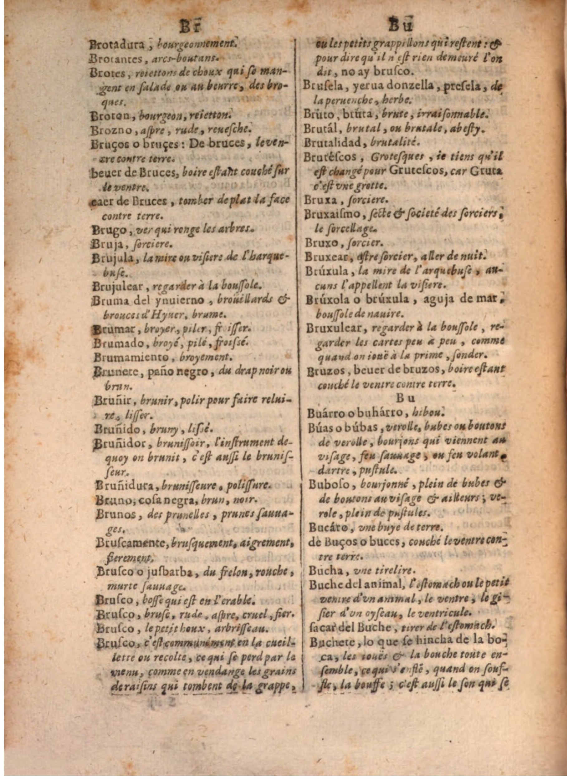 1645 - A. de Sommaville et A. Courbé - Trésor des deux langues espagnole et française - BSB Munich