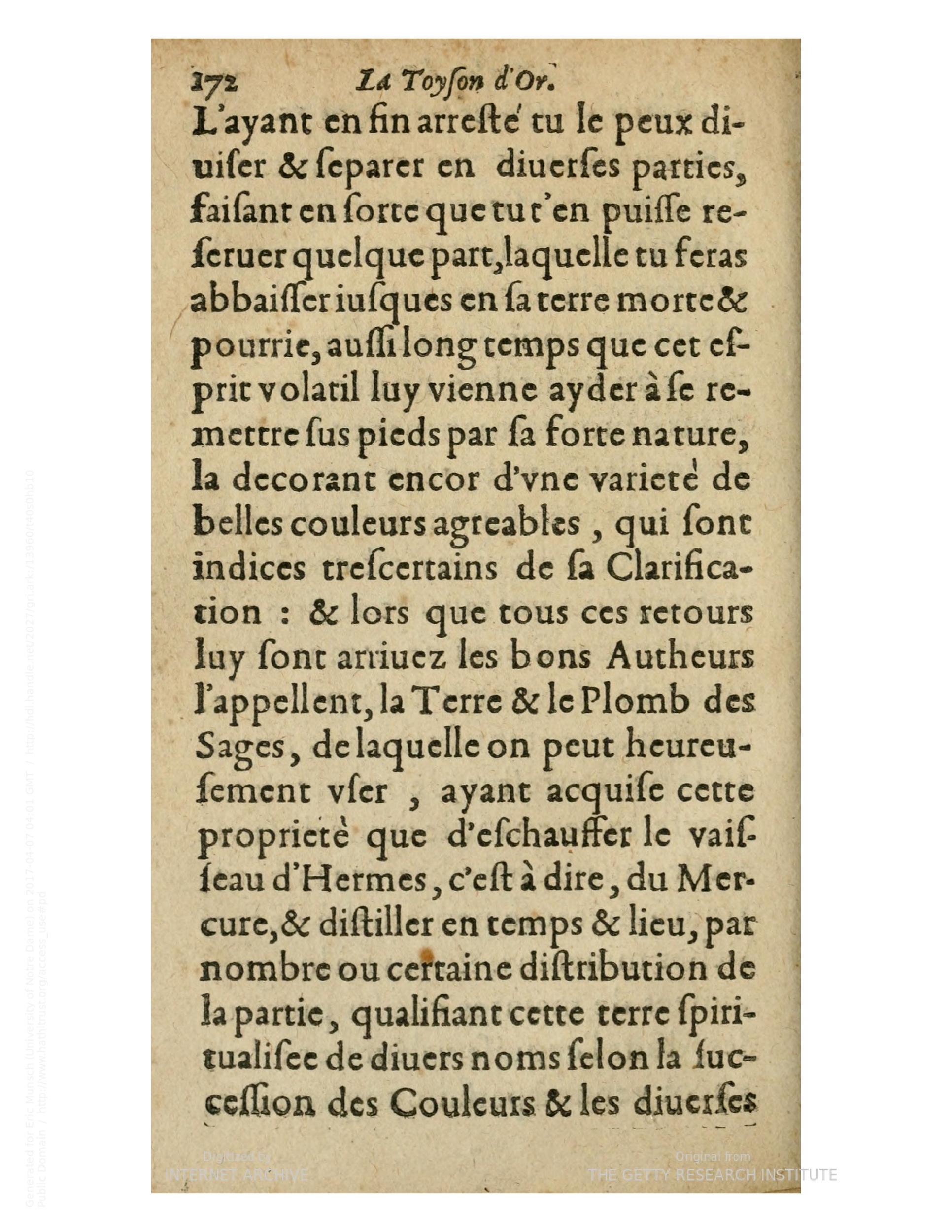 1612 - Charles Sevestre - Toison d’or ou la fleur des trésors - Getty Research Institute