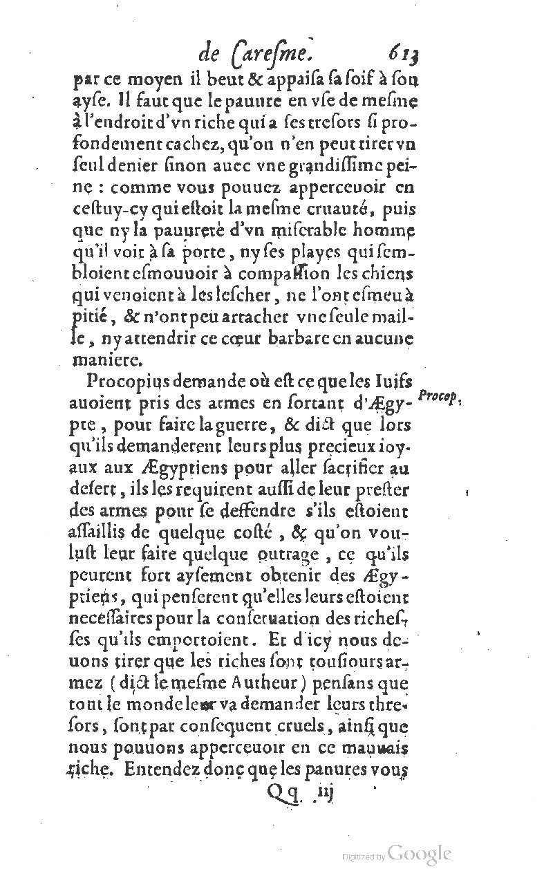 1607 - Nicolas Du Fossé - Trésor quadragésimal - T 01 - BM Lyon