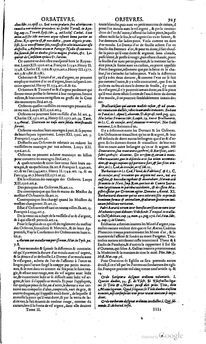 1629 - Veuve Nicolas Buon - Trésor du droit français (29620 T. 2) - BM Lyon