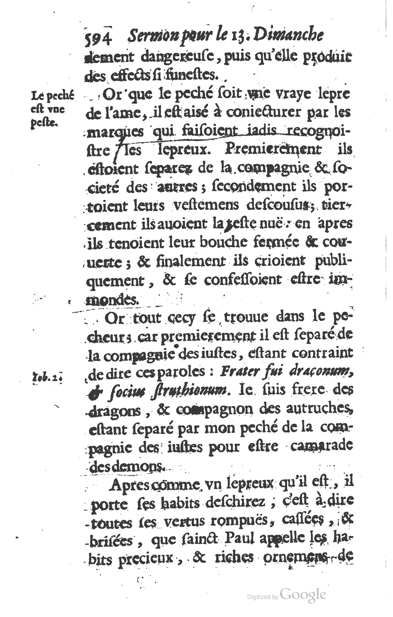 1629 - Manassés de Préaulx - Sermons ou Trésors de la piété chrétienne - BM Lyon