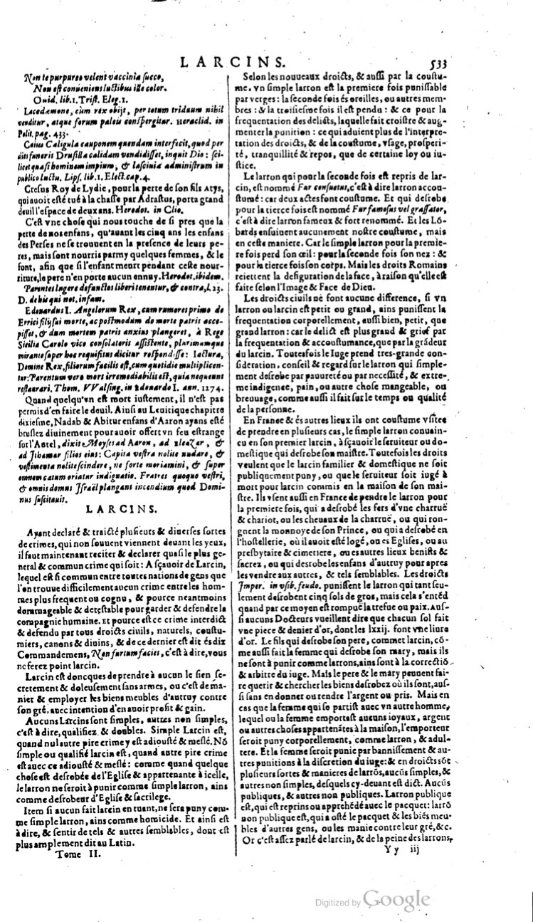 1629 - Veuve Nicolas Buon - Trésor du droit français (21754 T. 2) - BM Lyon