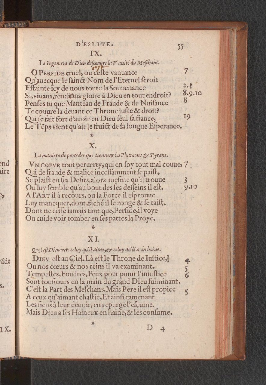 1577 - Jean de Laon - Trésor des 150 psaumes de David - Genève