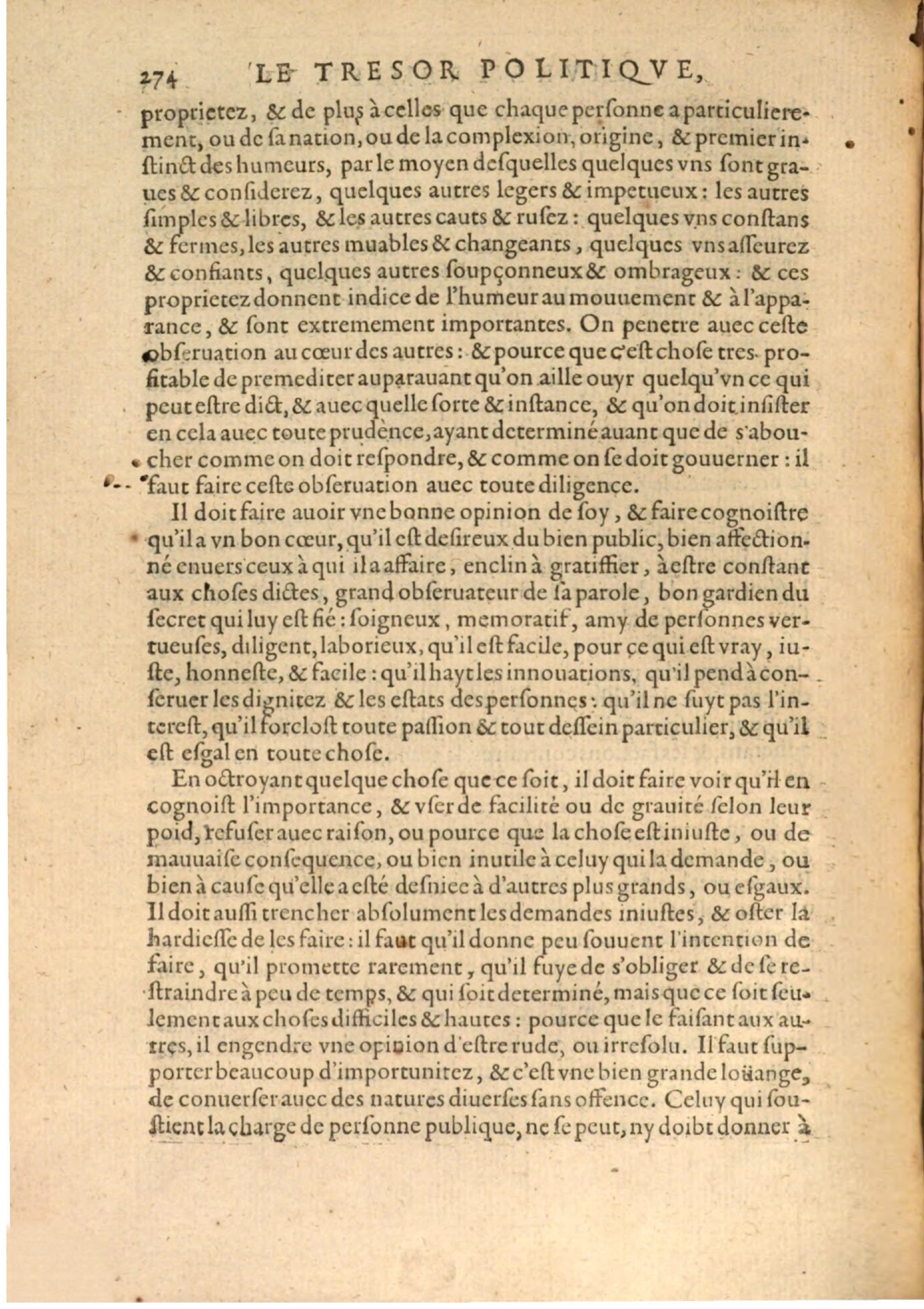 1608 - Nicolas Du Fossé - Trésor politique - BSB Munich