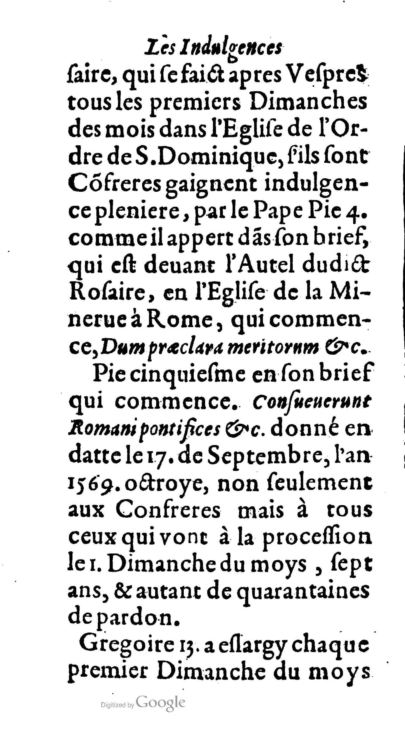 1604 - Jean Le Bouc - Trésor des indulgences du Saint Rosaire - BM Lyon 1604 - Jean Le Bouc - Trésor des indulgences du Saint Rosaire - BM Lyon