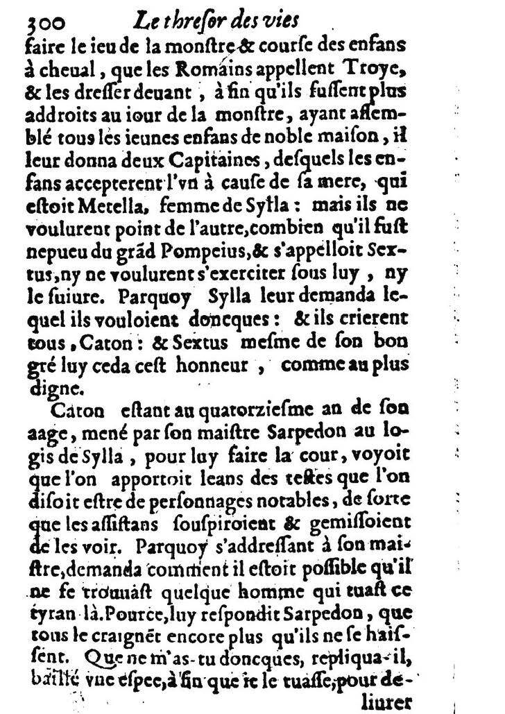 1611 - Pierre Rigaud - Trésor des vies de Plutarque - BM Lyon