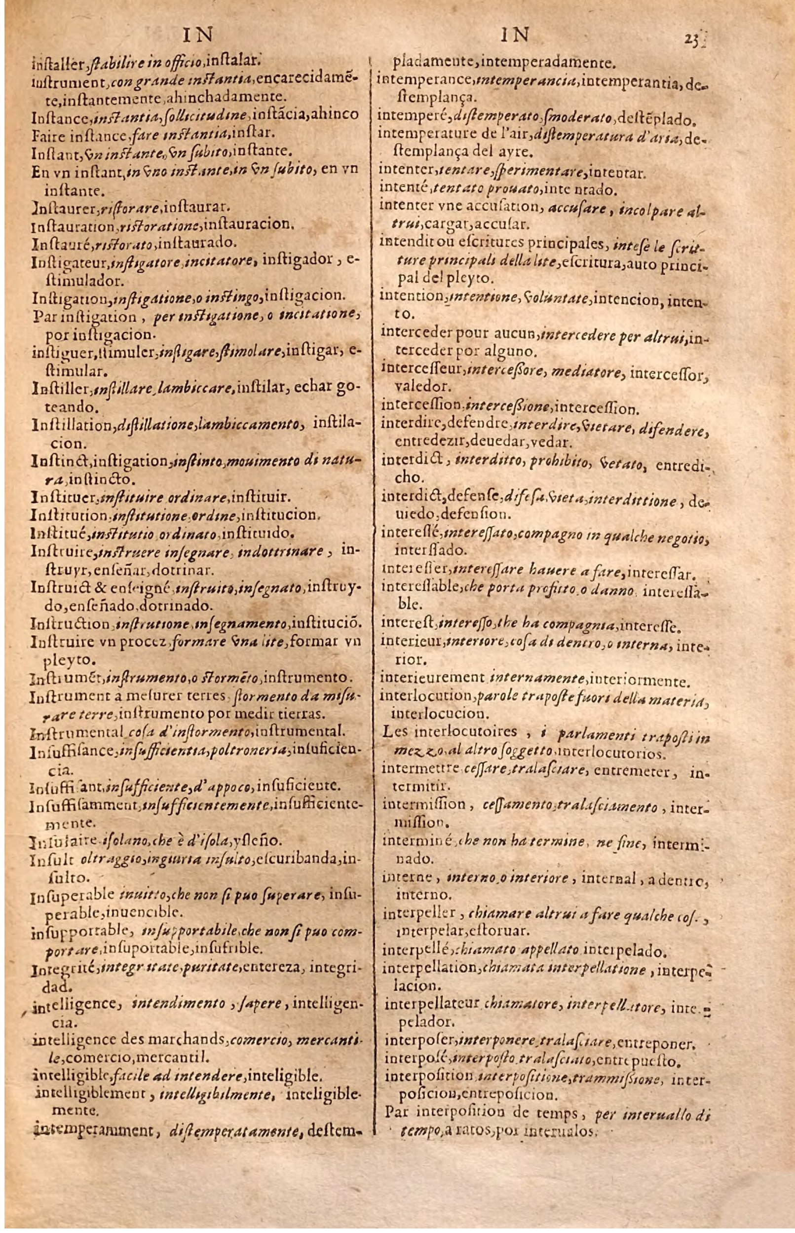 1627 - Jacques Crespin - Trésor des trois langues (Seconde partie) - Regensburg