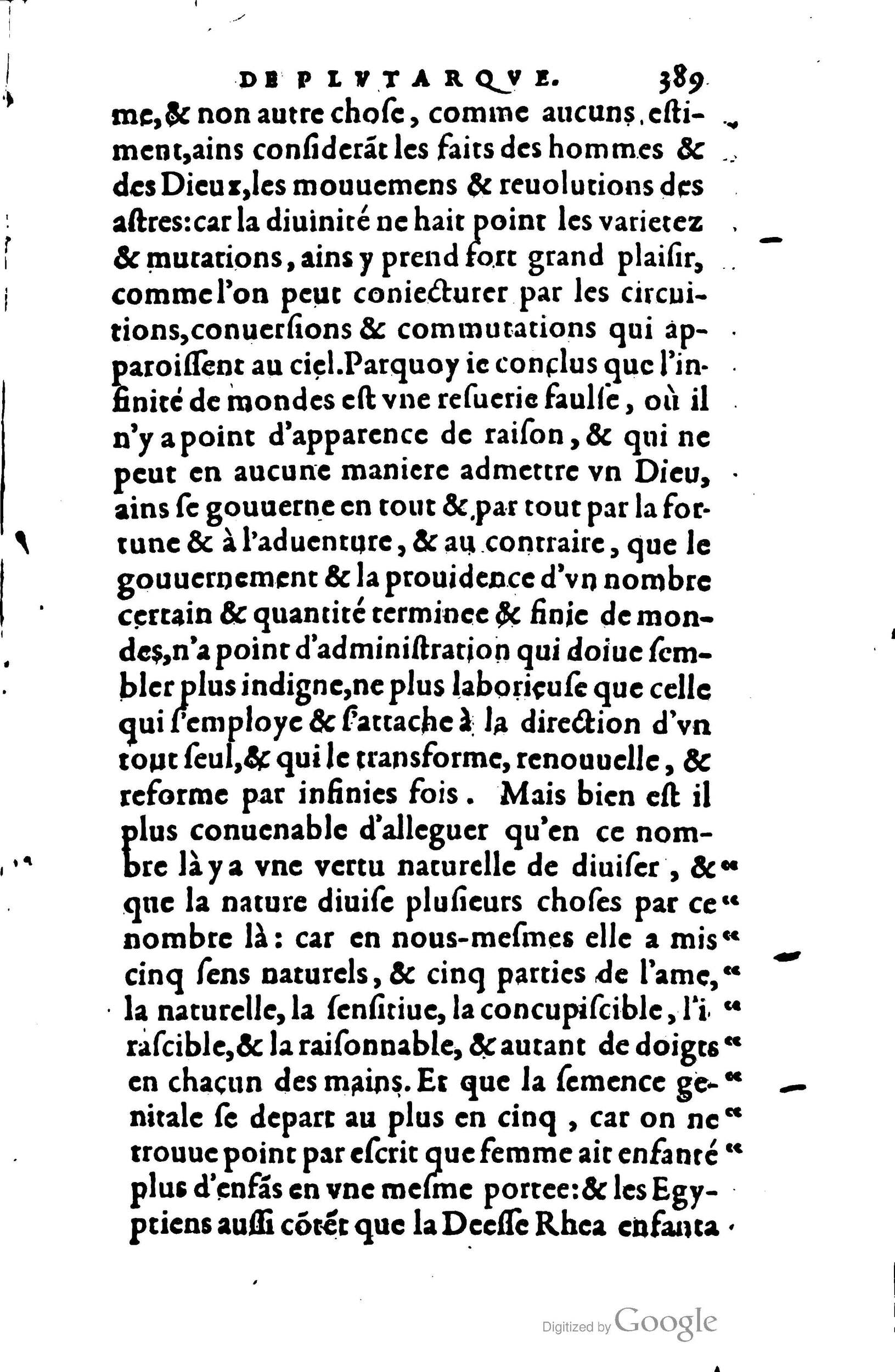 1578 - Jean Poupy - Trésor des morales de Plutarque - BSB Munich