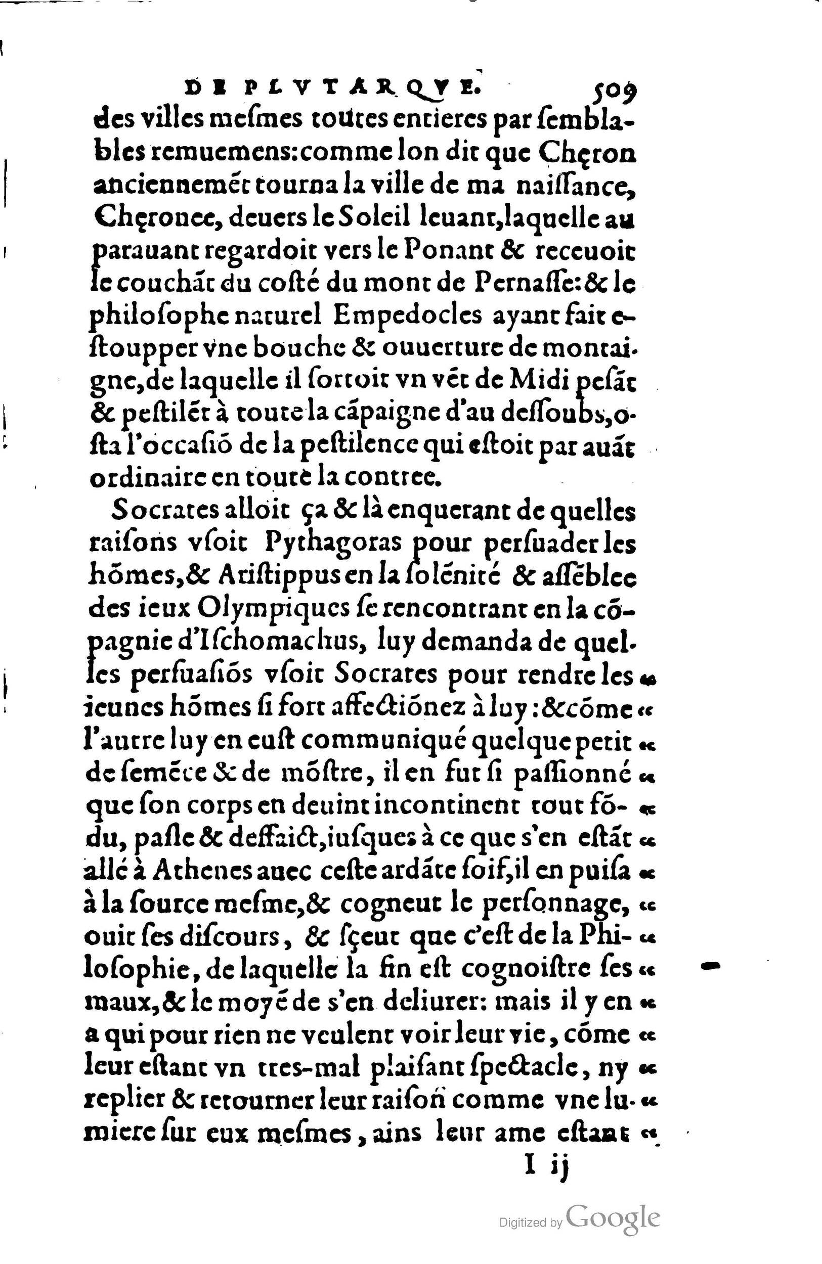 1578 - Jean Poupy - Trésor des morales de Plutarque - BSB Munich