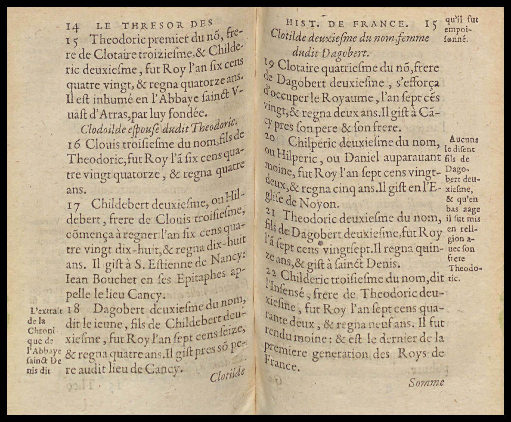 1597 - Claude Morillon et Benoît Rigaud - Trésor des histoires de France - Universität Erfurt
