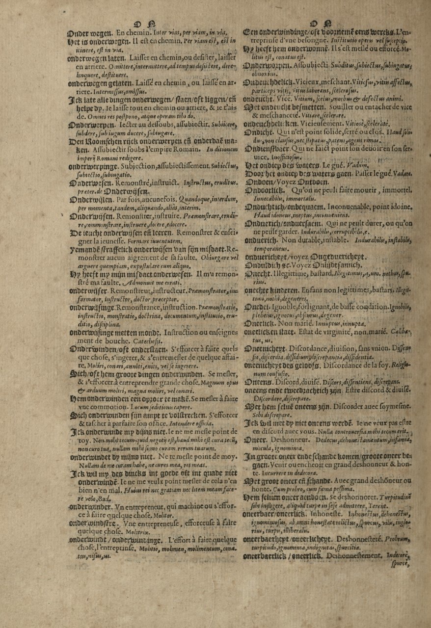 1573 - Christophe Plantin - Trésor du langage bas-allemand - Greifswald