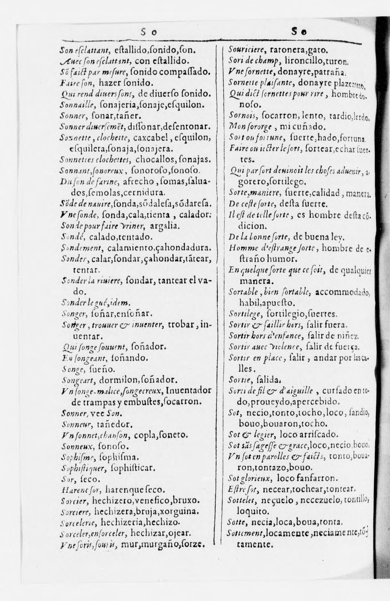 1616 - Veuve Marc Orry - Trésor des deux langues espagnole et française (Seconde partie) - BnF 1616 - Veuve Marc Orry - Trésor des deux langues espagnole et française (Seconde partie) - BnF